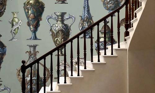 Art Deco Wall Teal