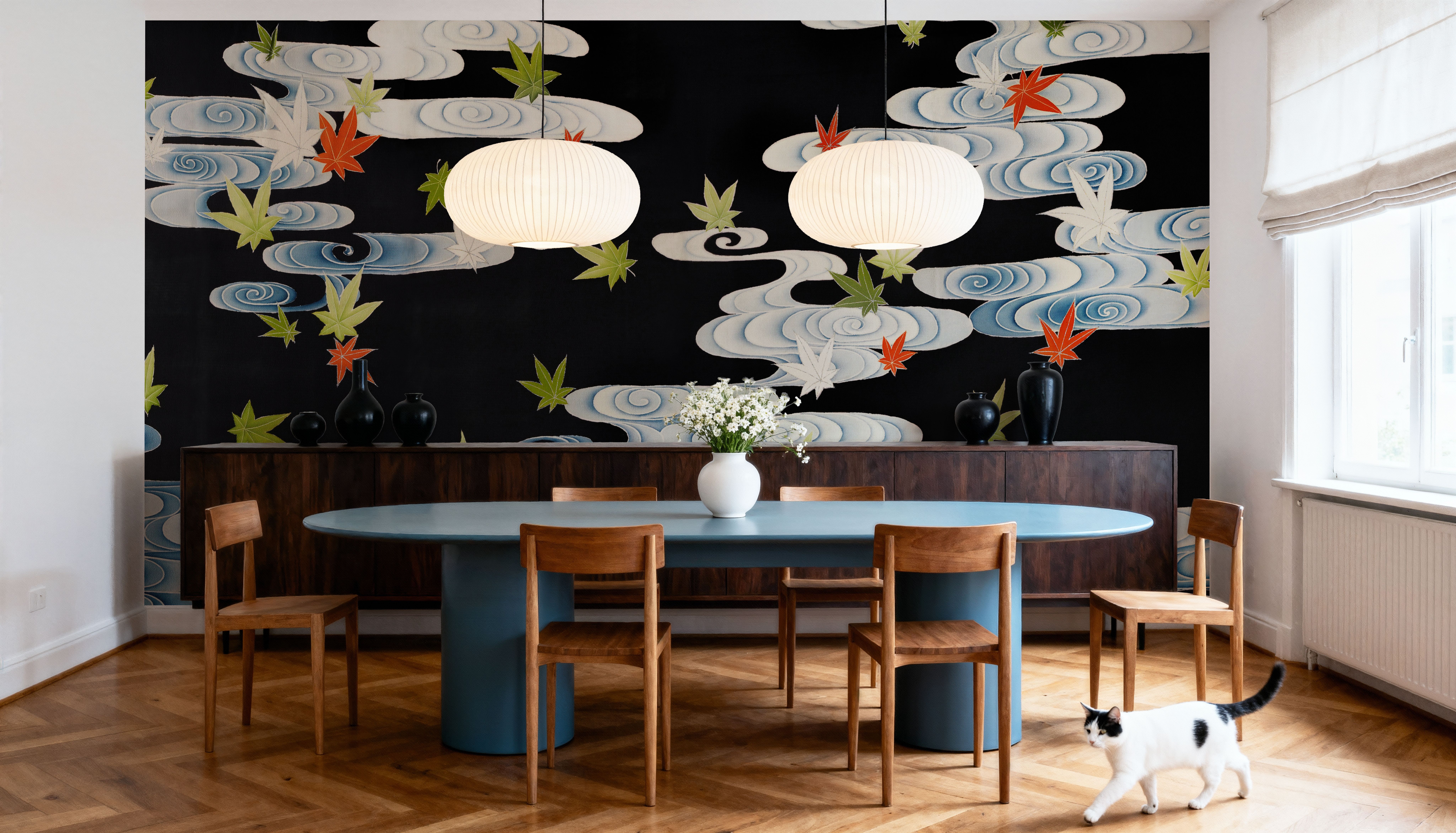 Maple Leaves In The Tatsuta River