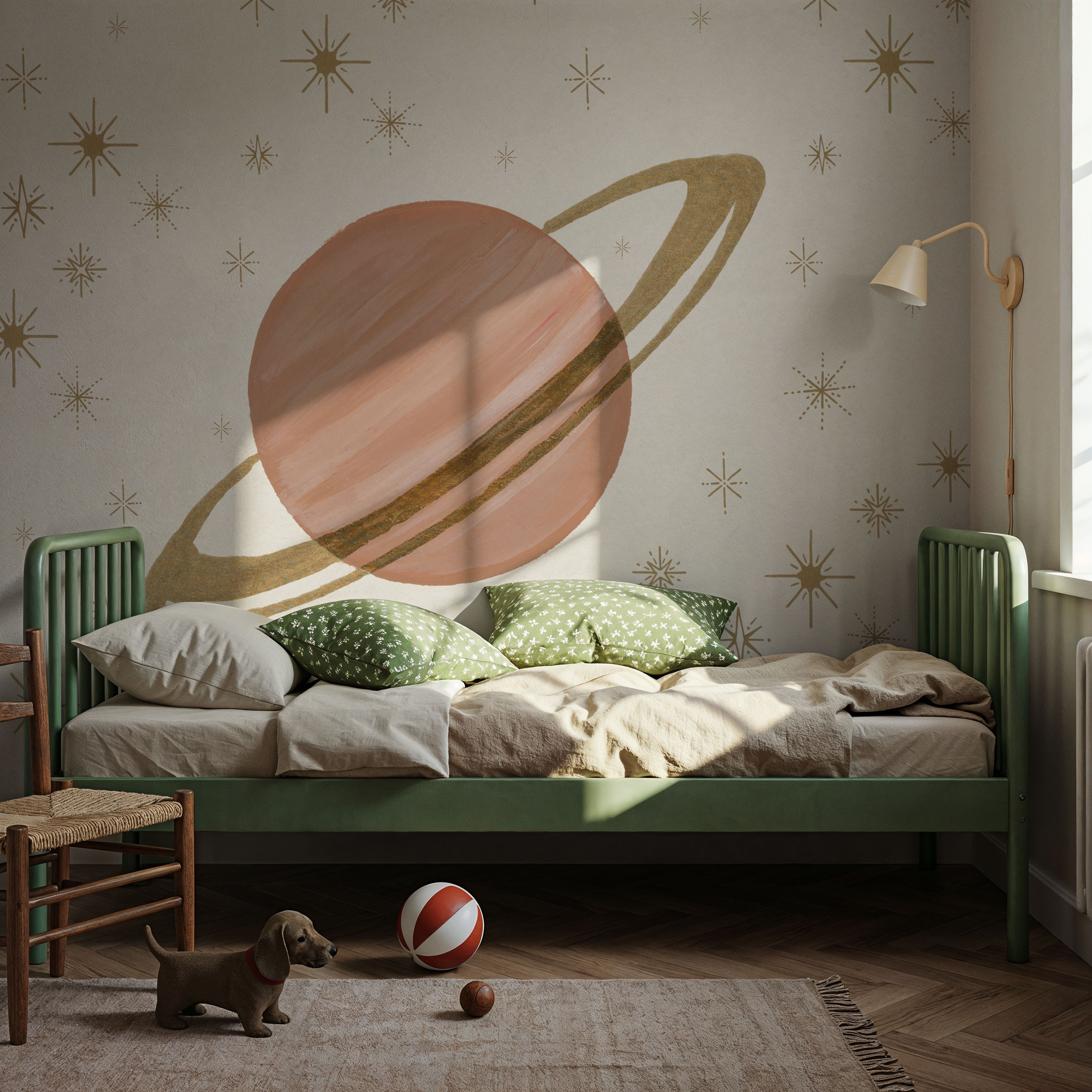 Serene Saturn and Stars