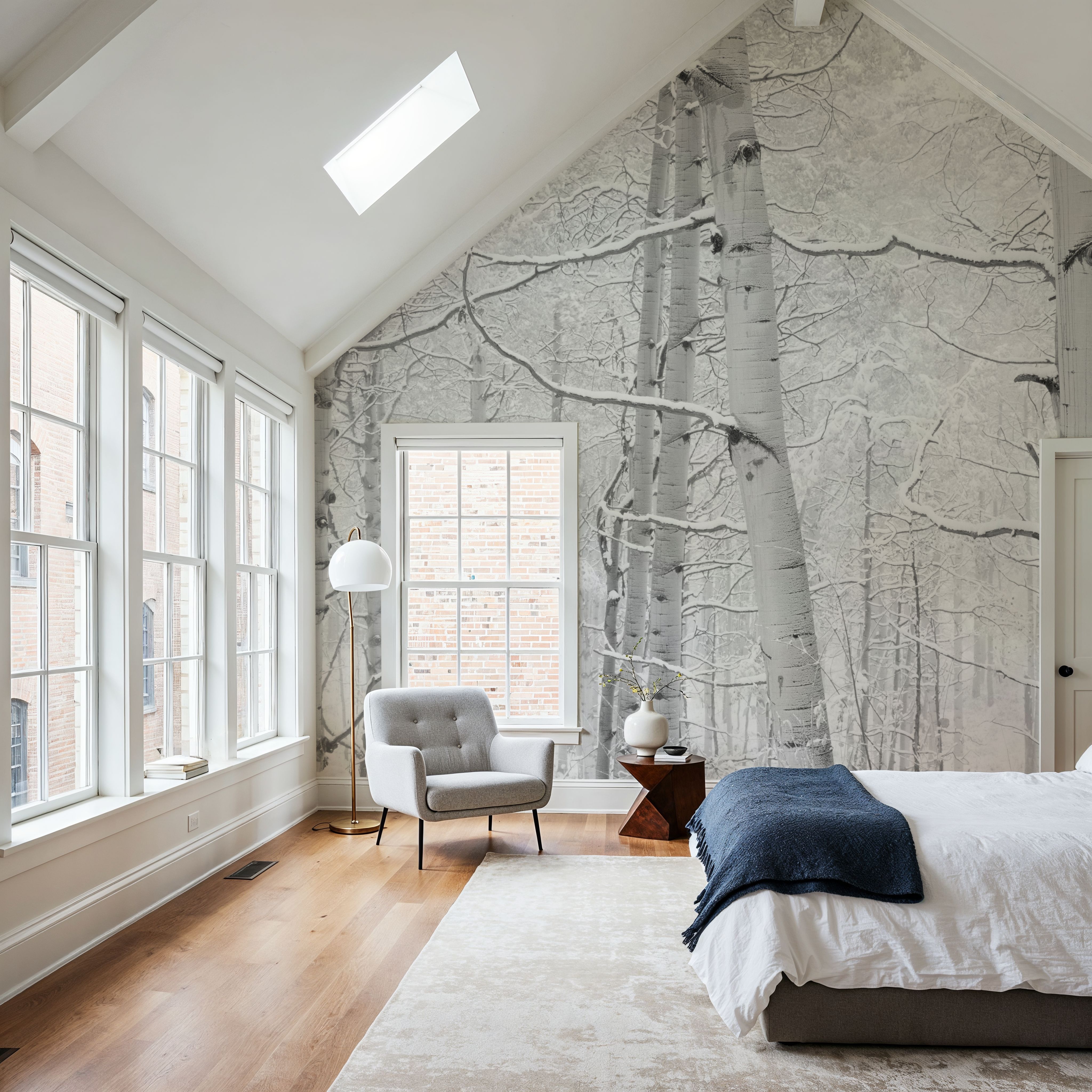 Winter Birch Serenity