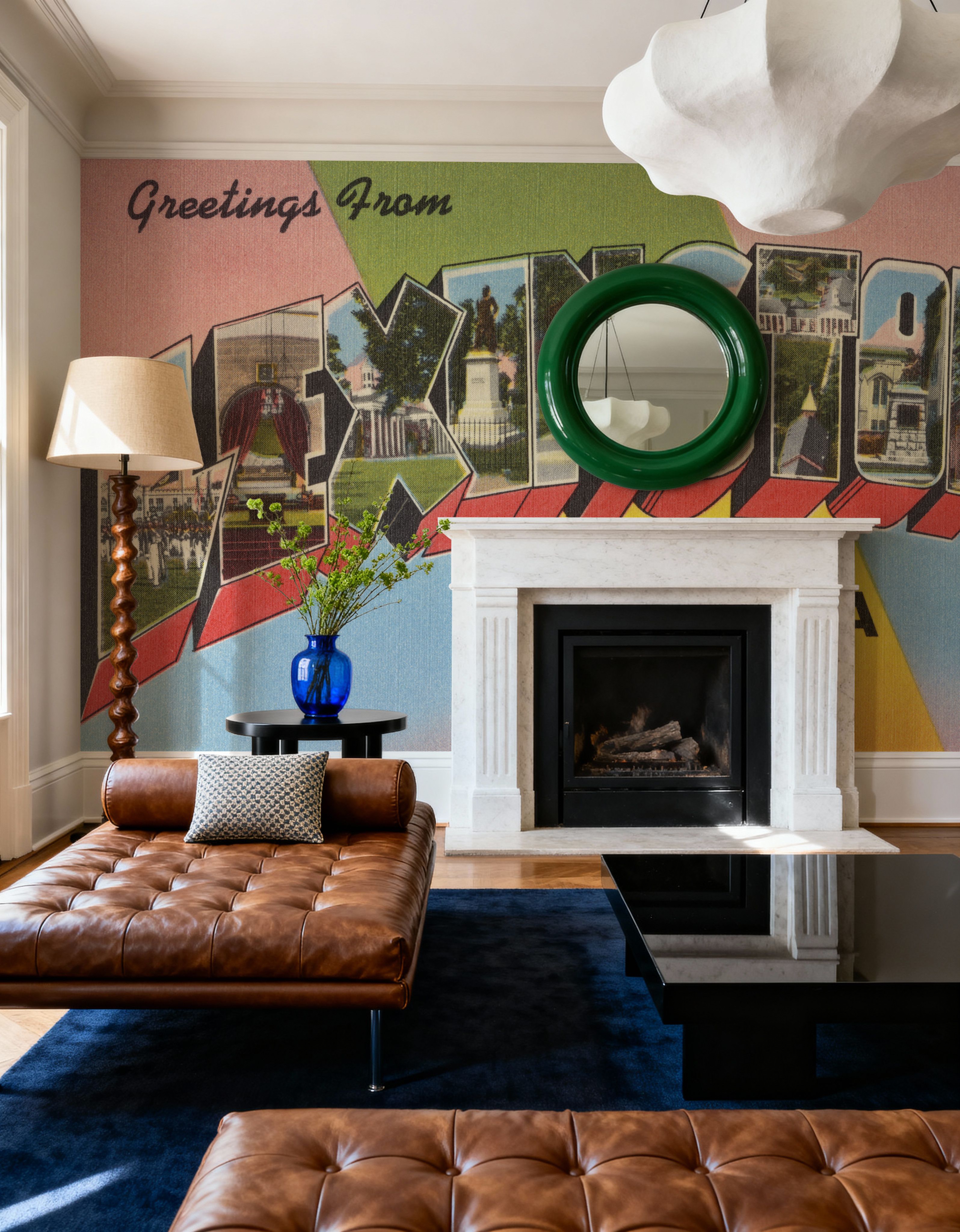 Greetings from Lexington - Screenprint Postcard