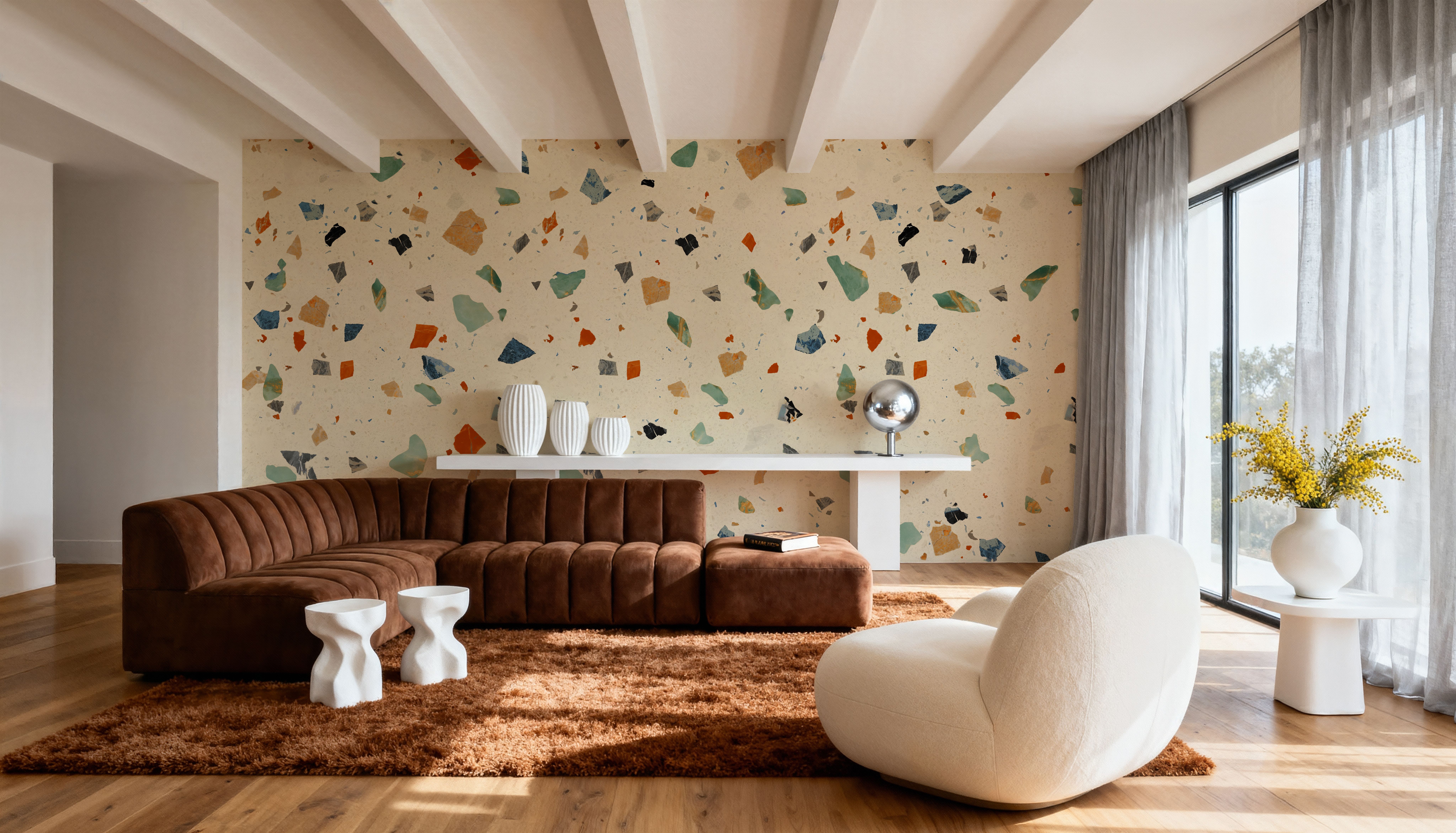 Terrazzo Multi, Cream