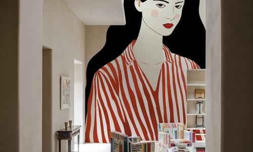 Woman in Striped Blouse I