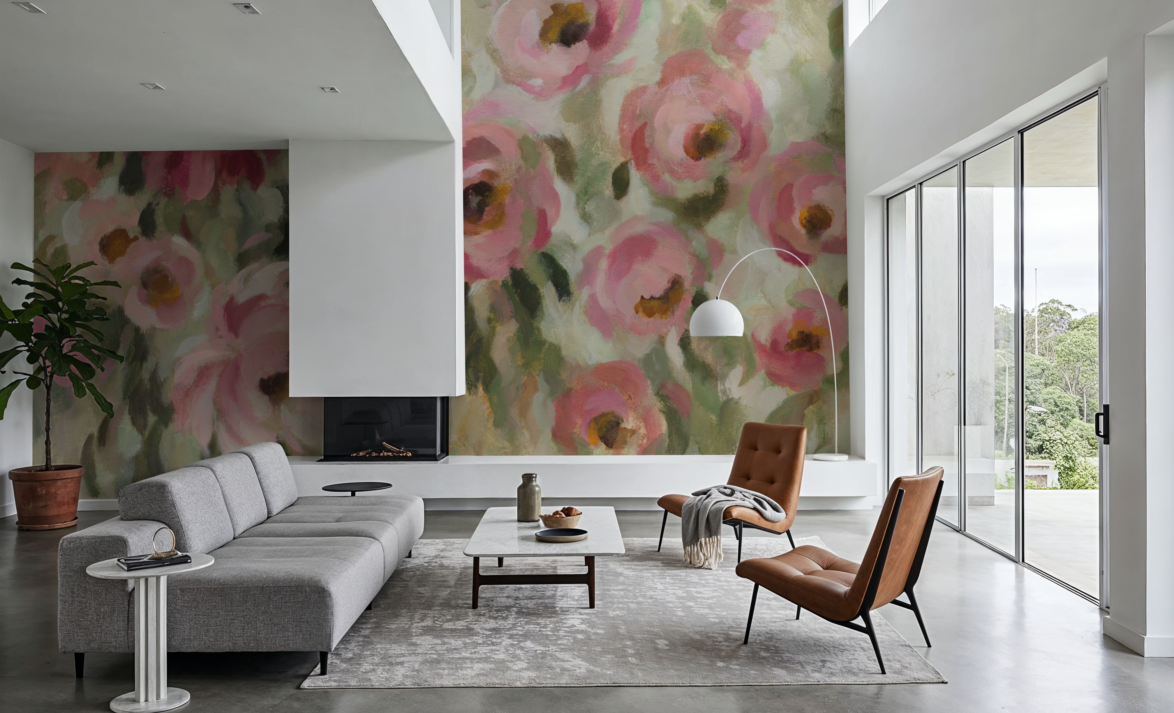 Pink and Sage Garden