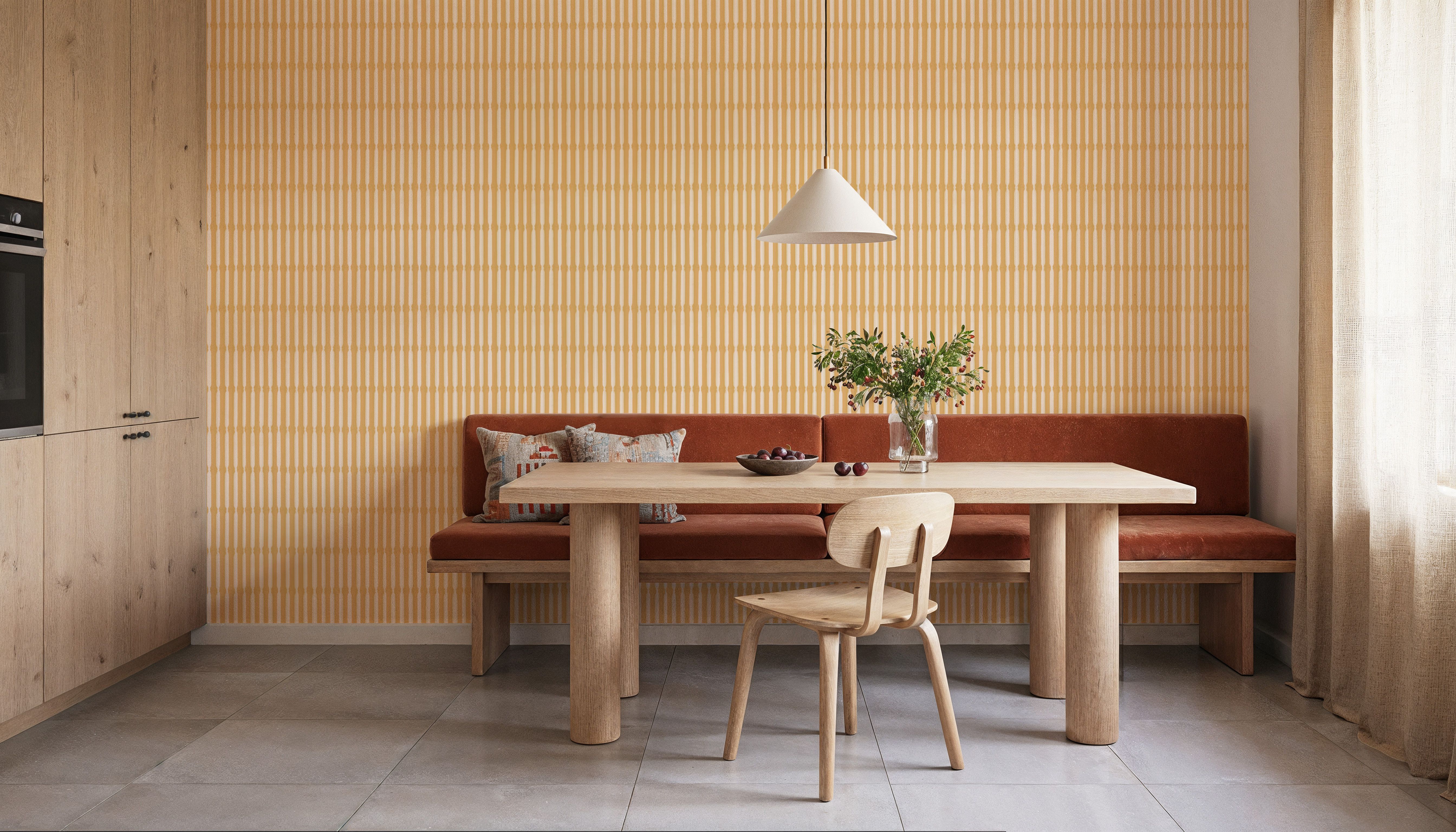 Bamboo Stripes, Sunflower