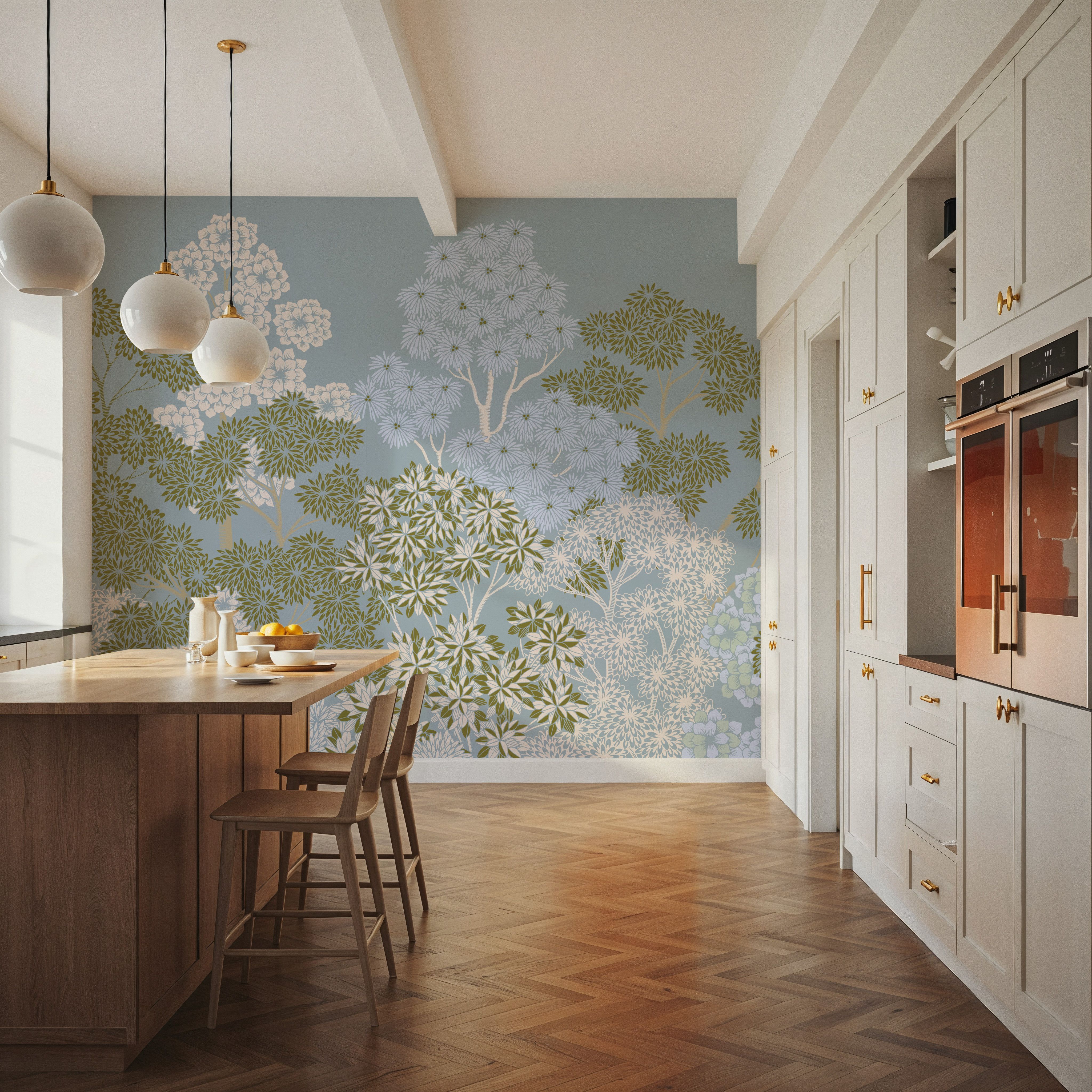 Overleaf Woodland, French Blue