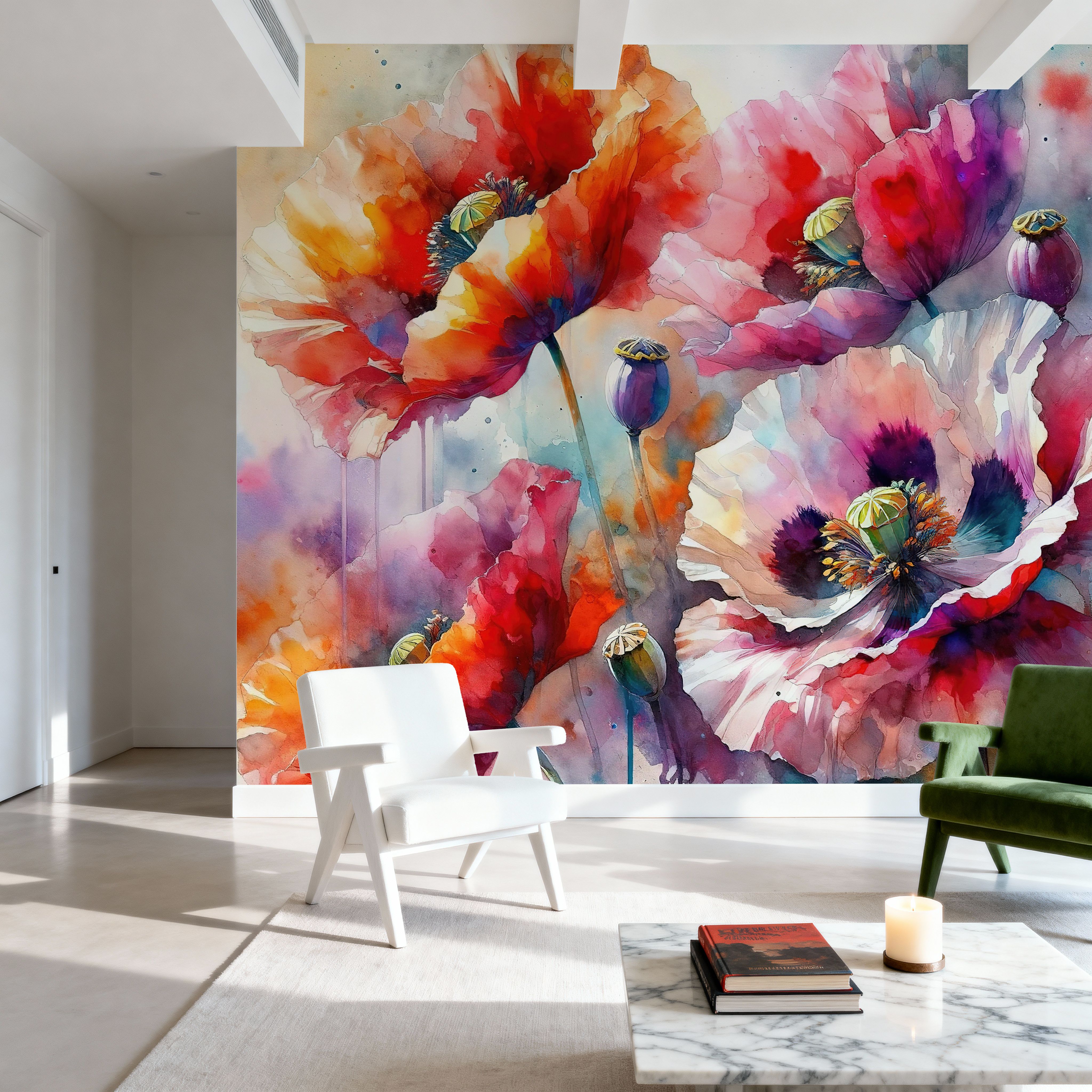 Intense Floral Radiance