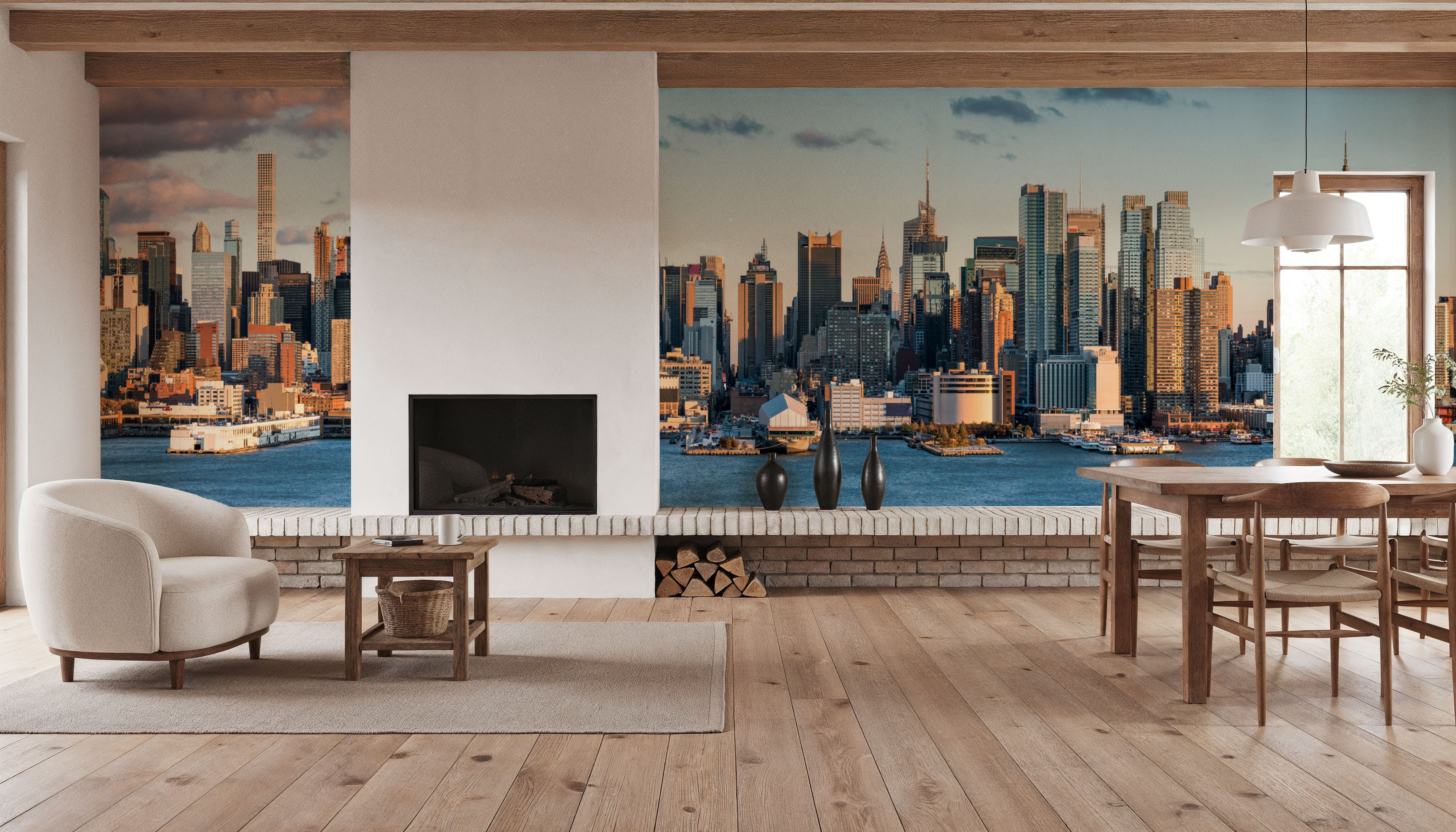 Manhattan along the Hudson, Wallpaper