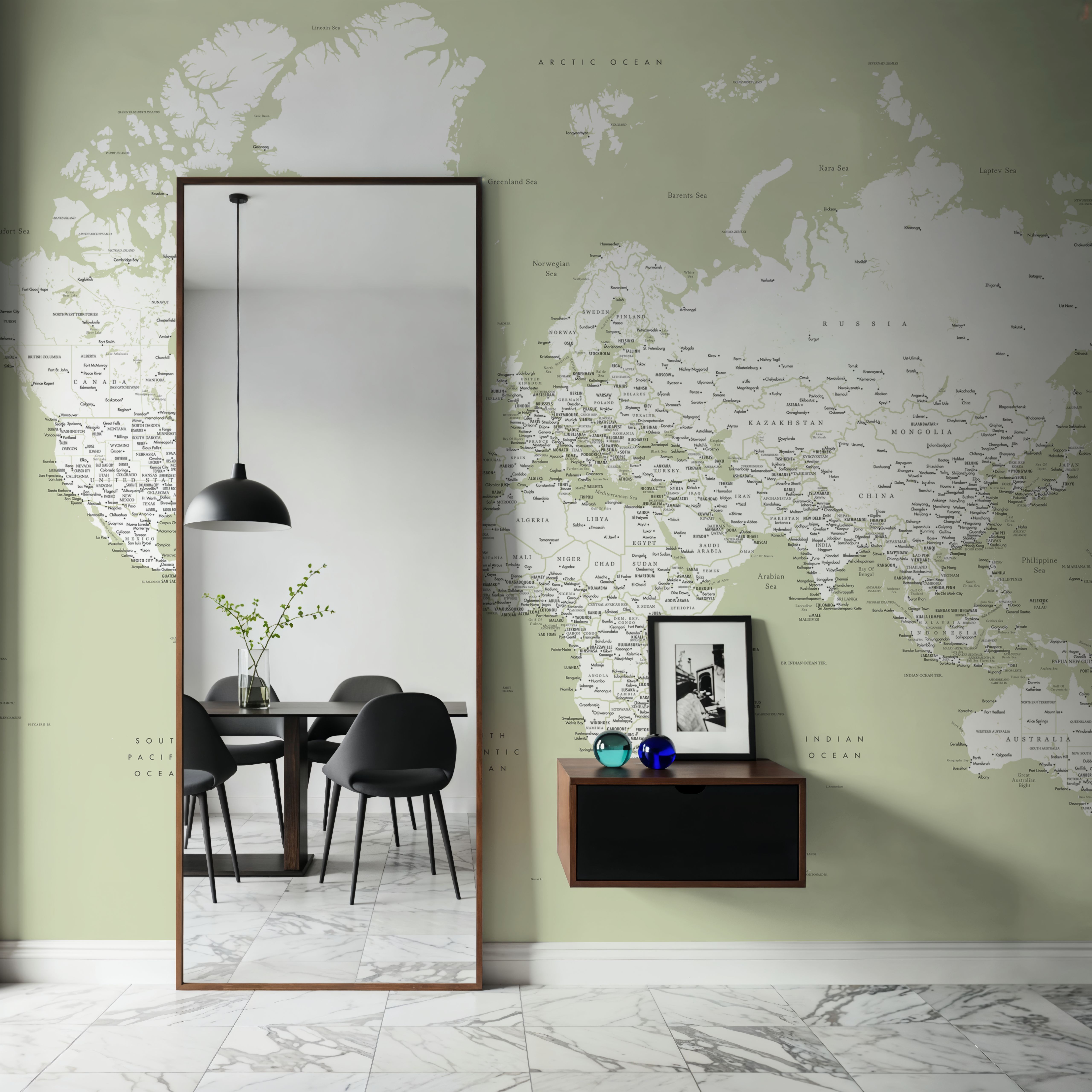 World Map Cities - Xolani