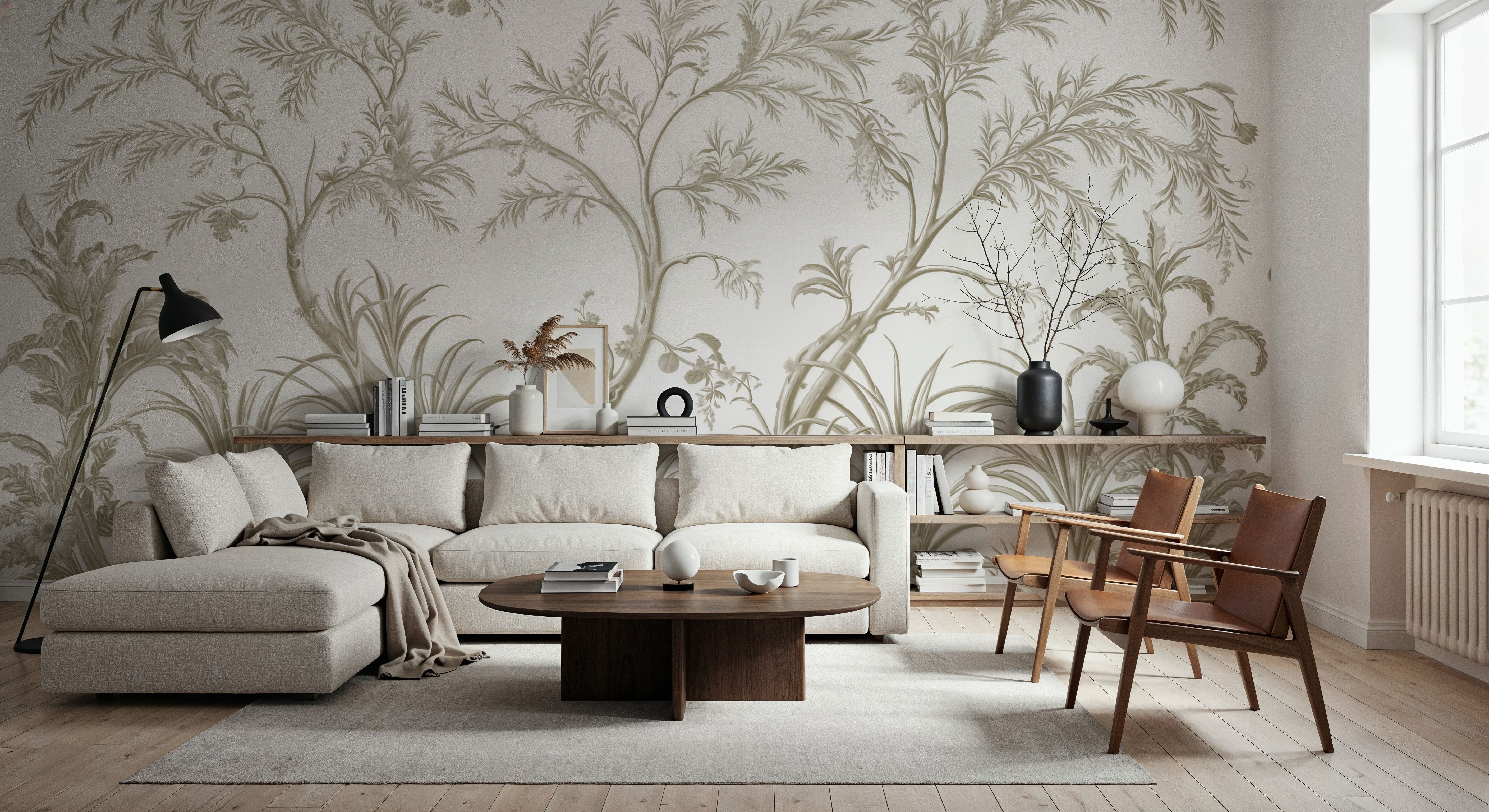 Intricate Garden, Beige
