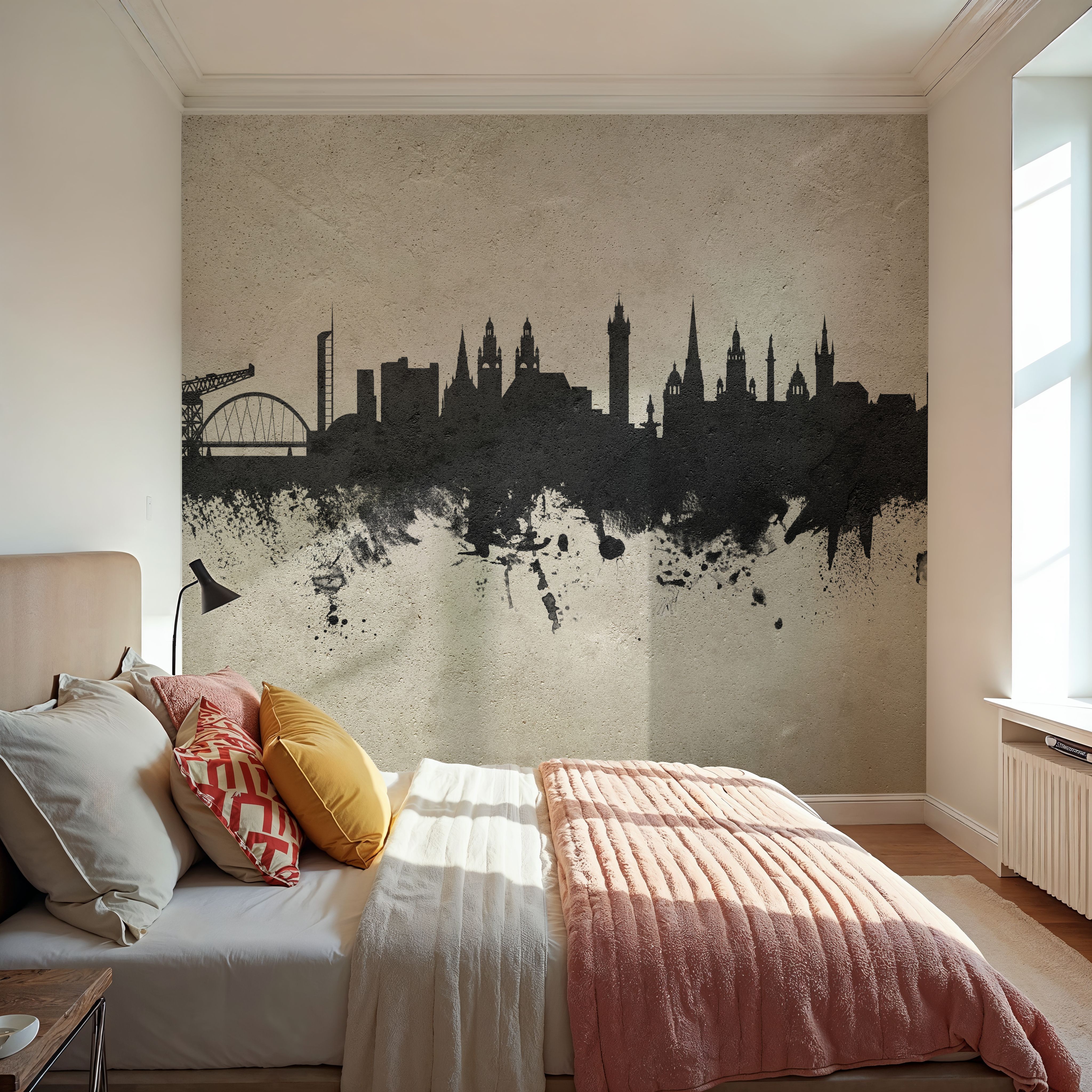 Glasgow Scotland Skyline Concrete