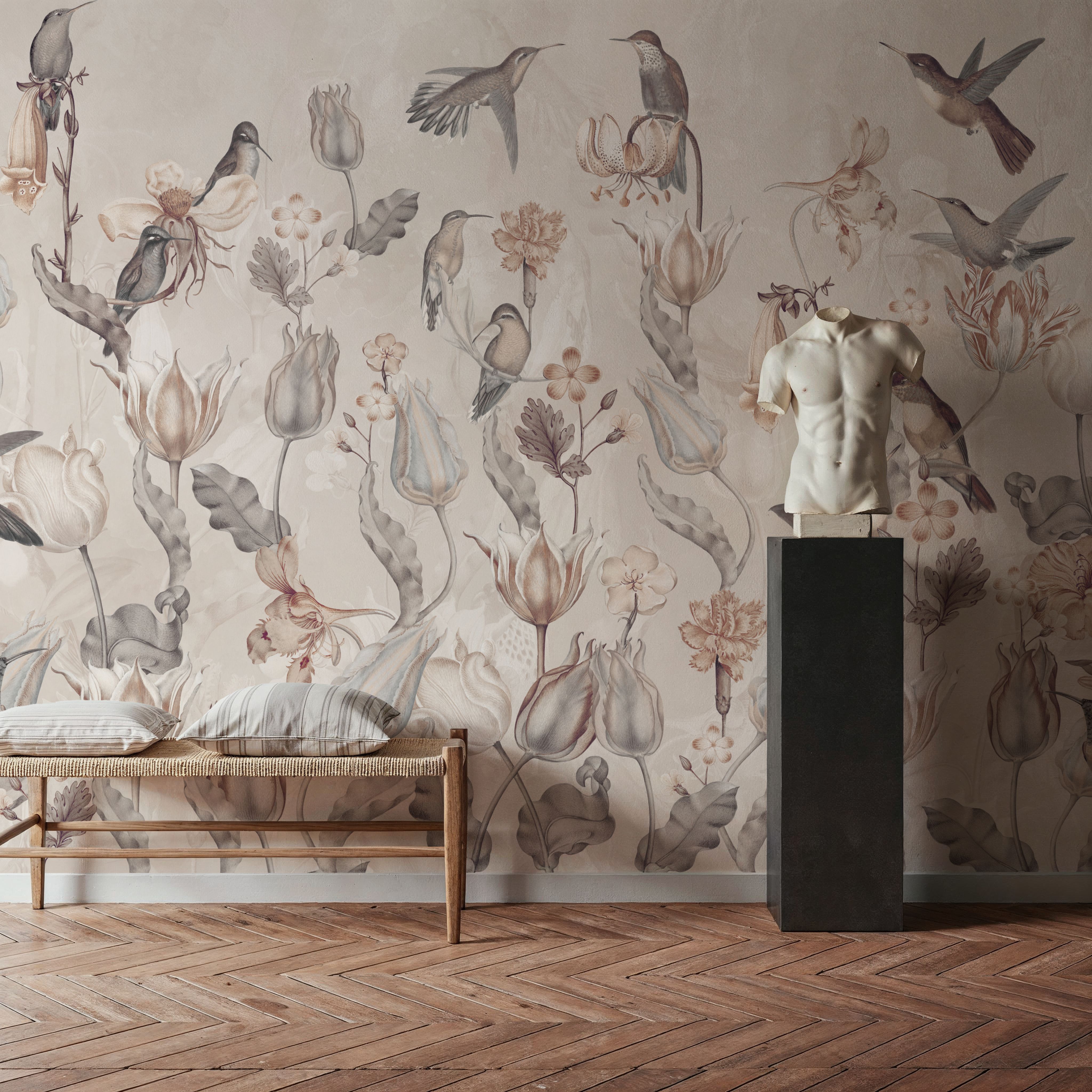 Tulips & Birds, Sand