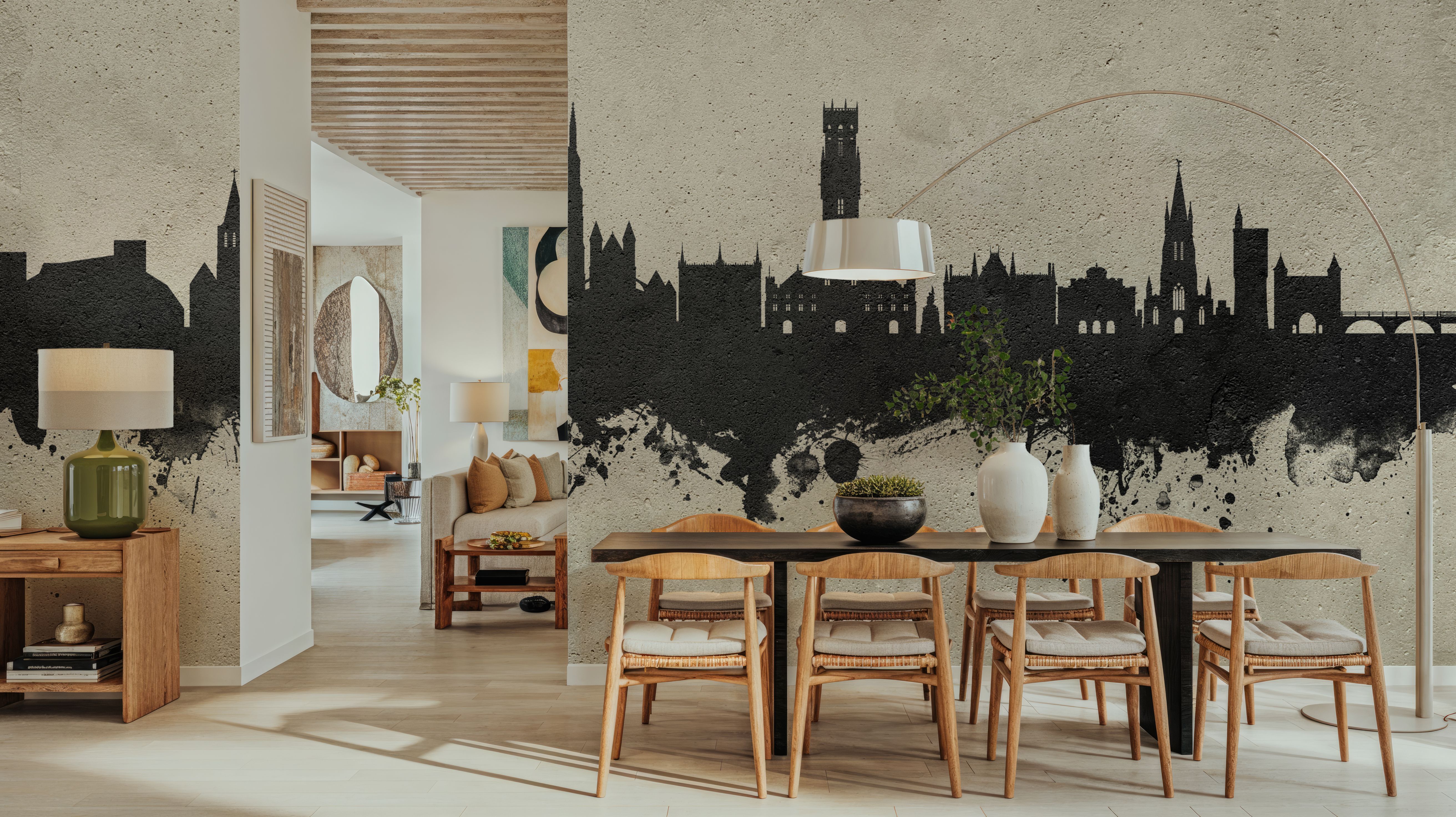 Bruges Belgium Skyline Concrete