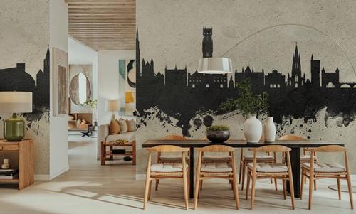 Bruges Belgium Skyline Concrete