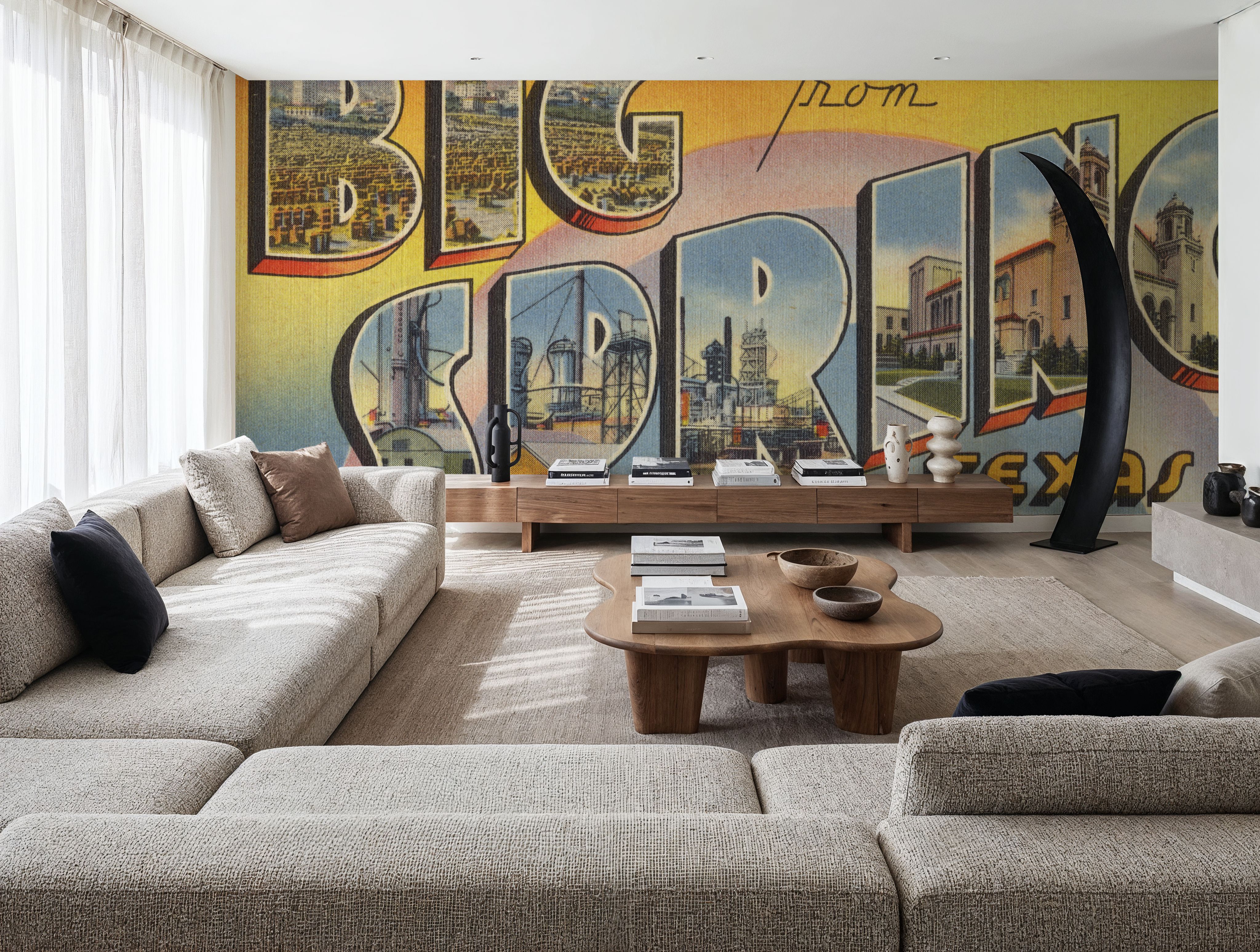 Greetings from Big Spring - Screenprint Postcard