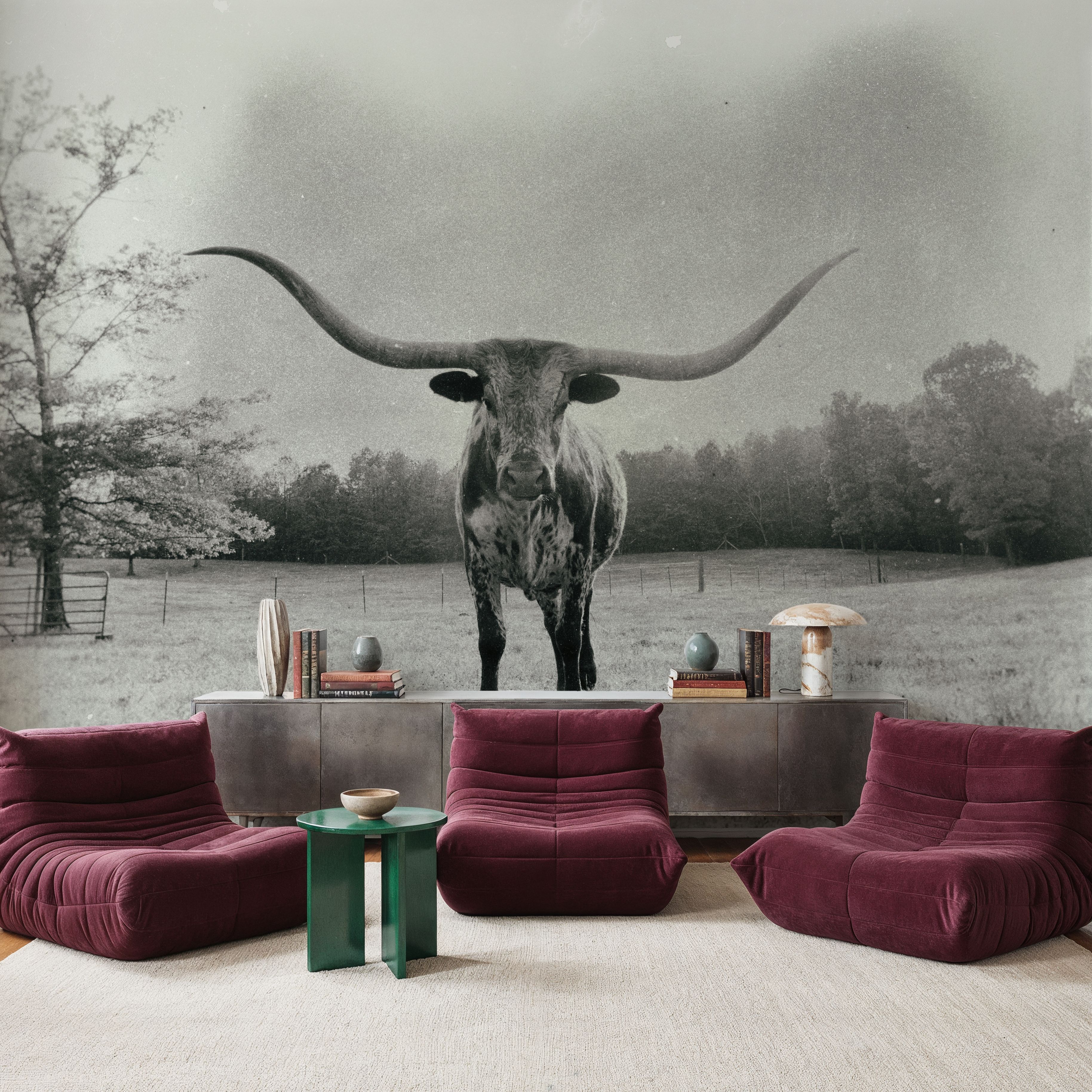 Longhorn Backlit Aged