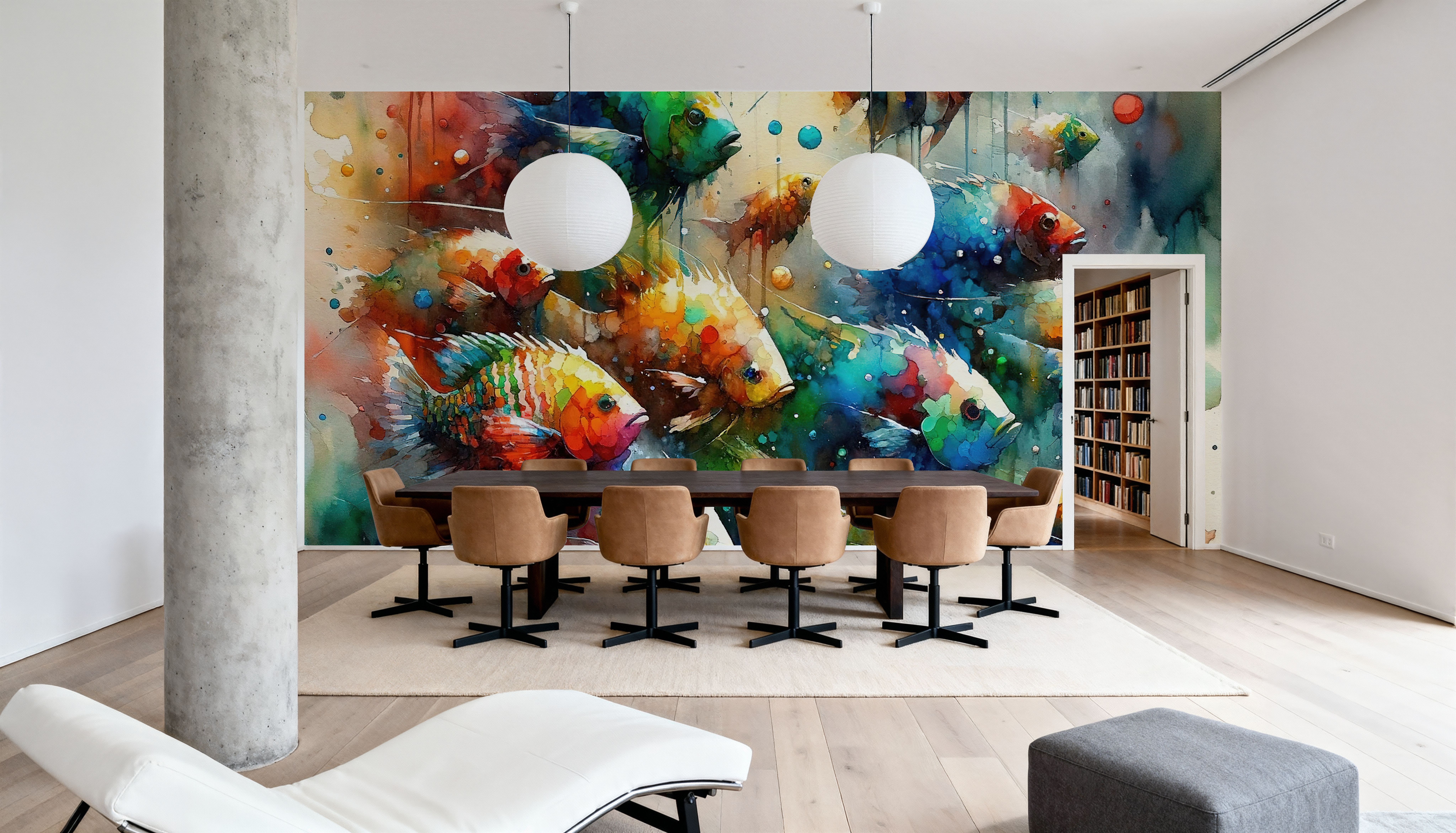 Aquatic Dance of Hues