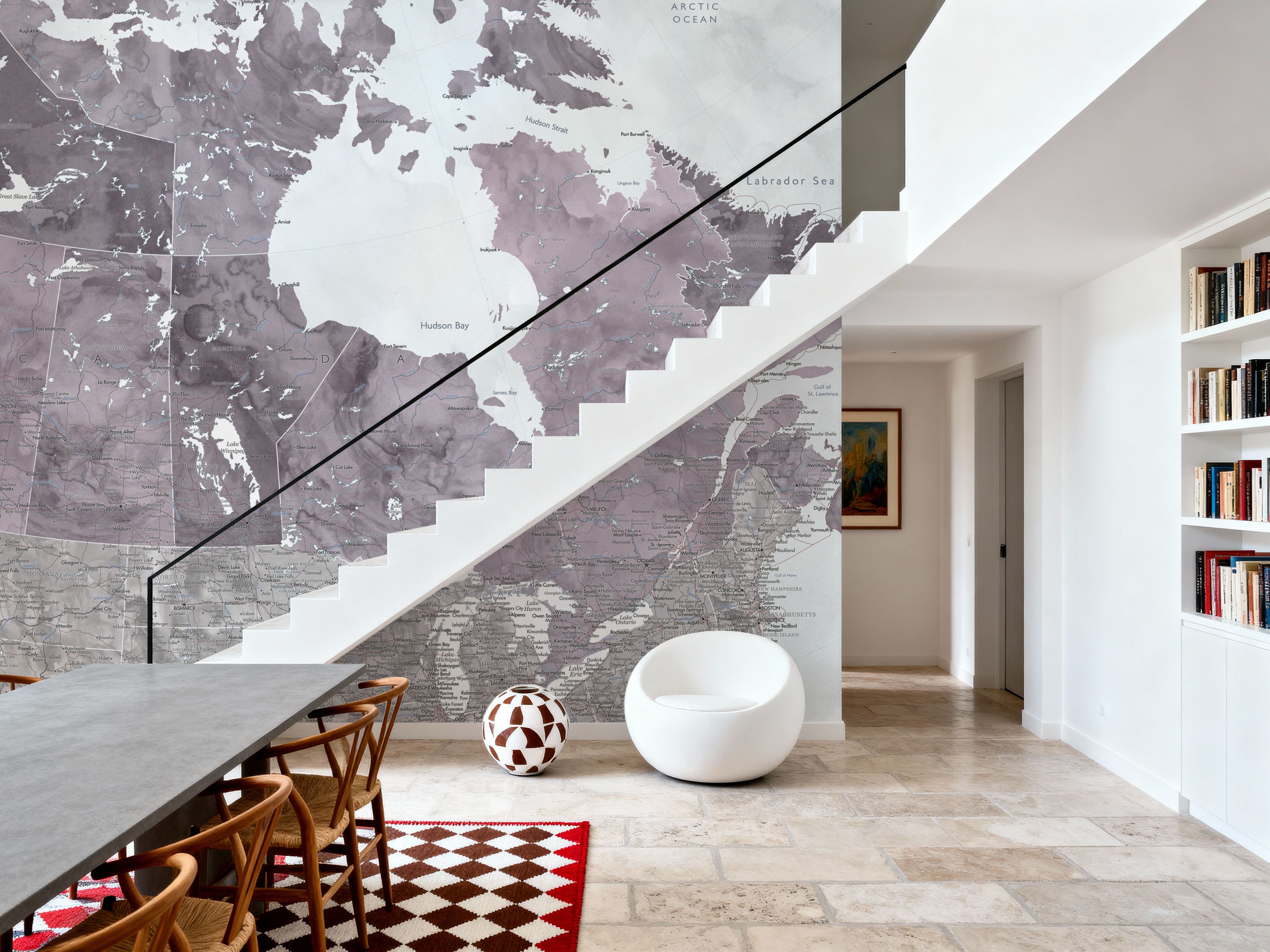 Canada Map Detailed - Helewidis, Wallpaper