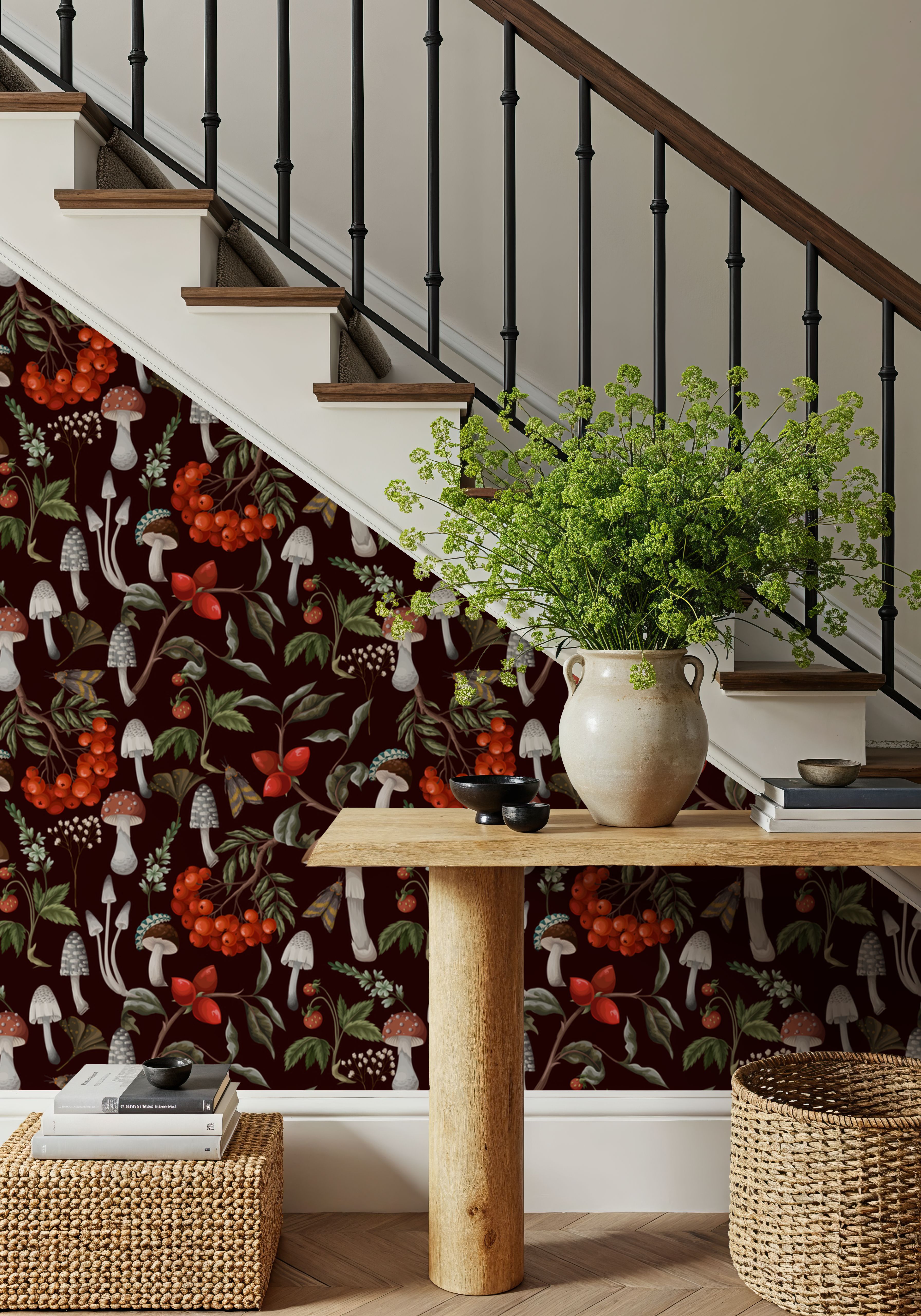 Forest Finds with Berries, Midnight