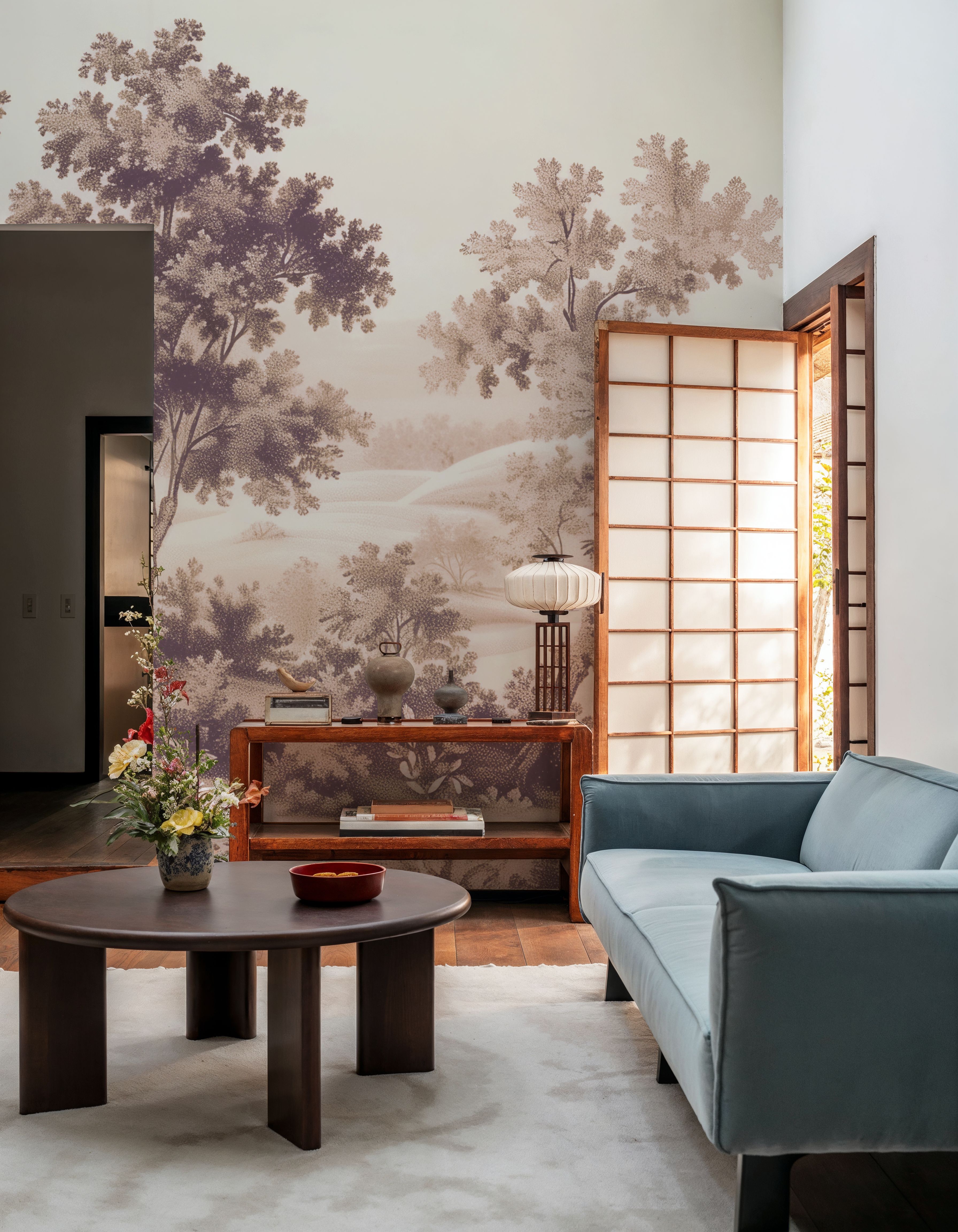 Pastoral Toile, Maple Beige