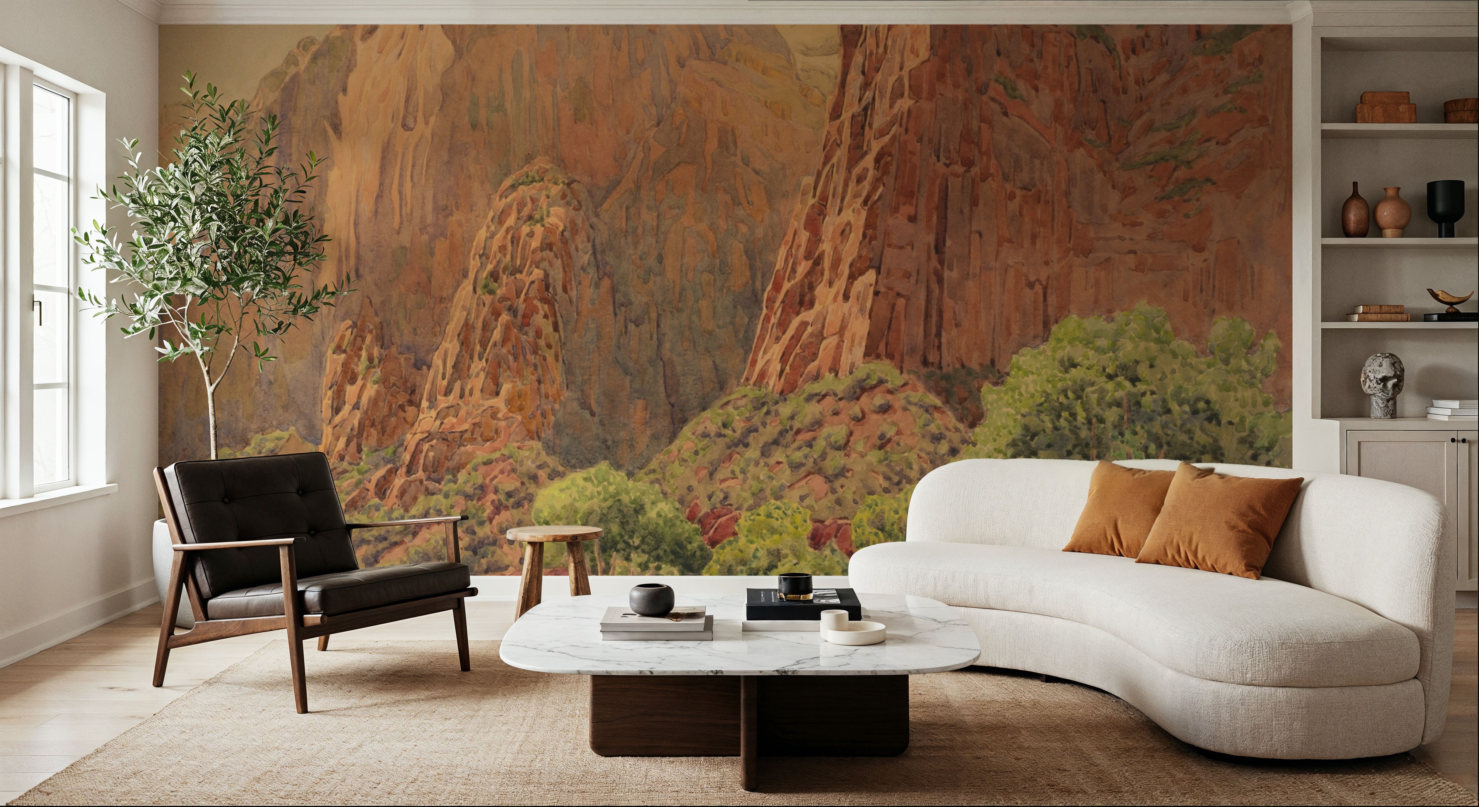 The Patriarchs, Zion National Park, Wallpaper