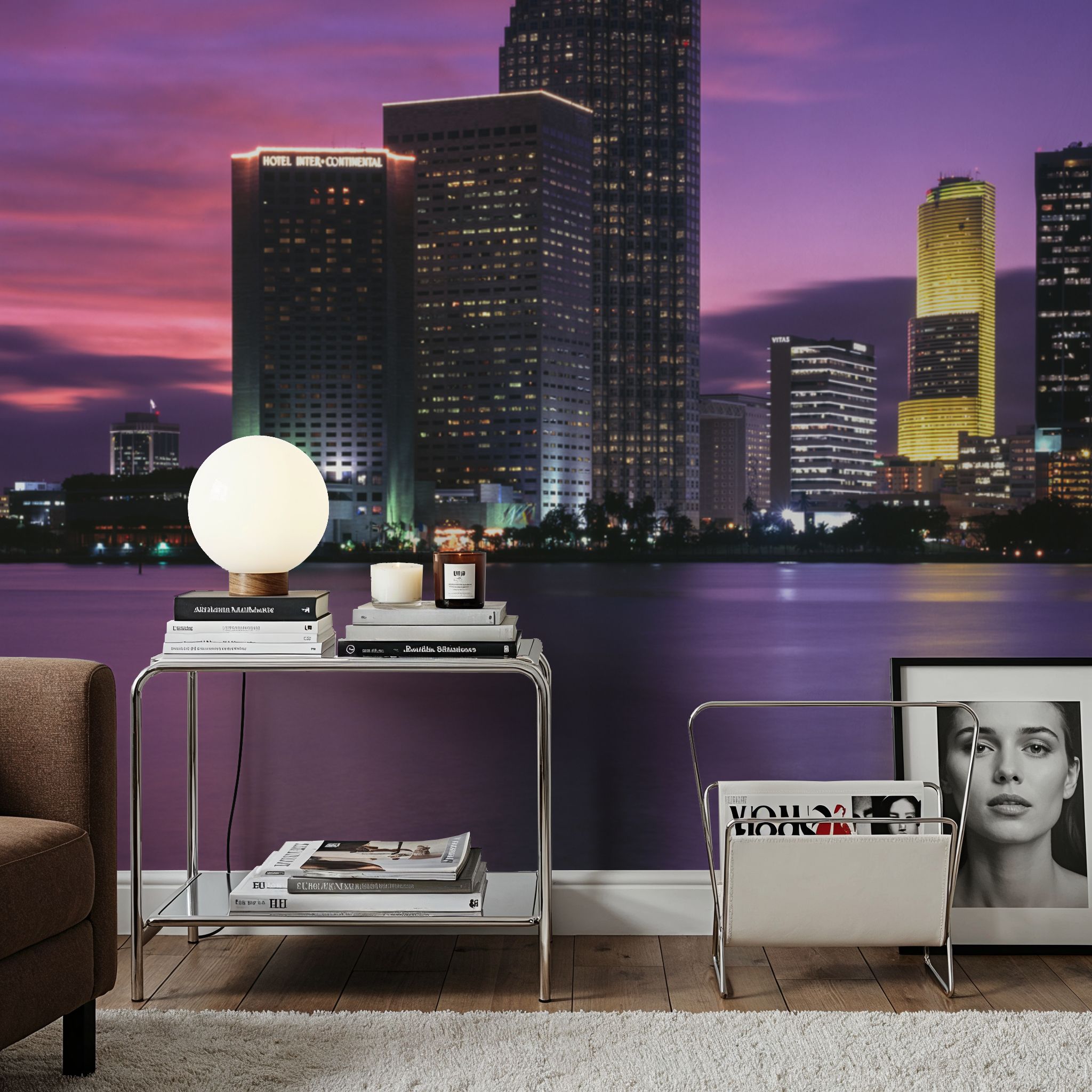 Sunset Pink Twilight Metropolis