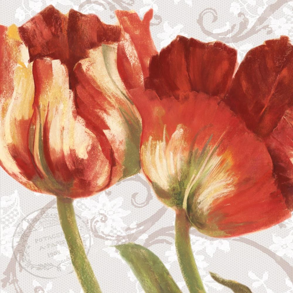 Spring Tulips Red I