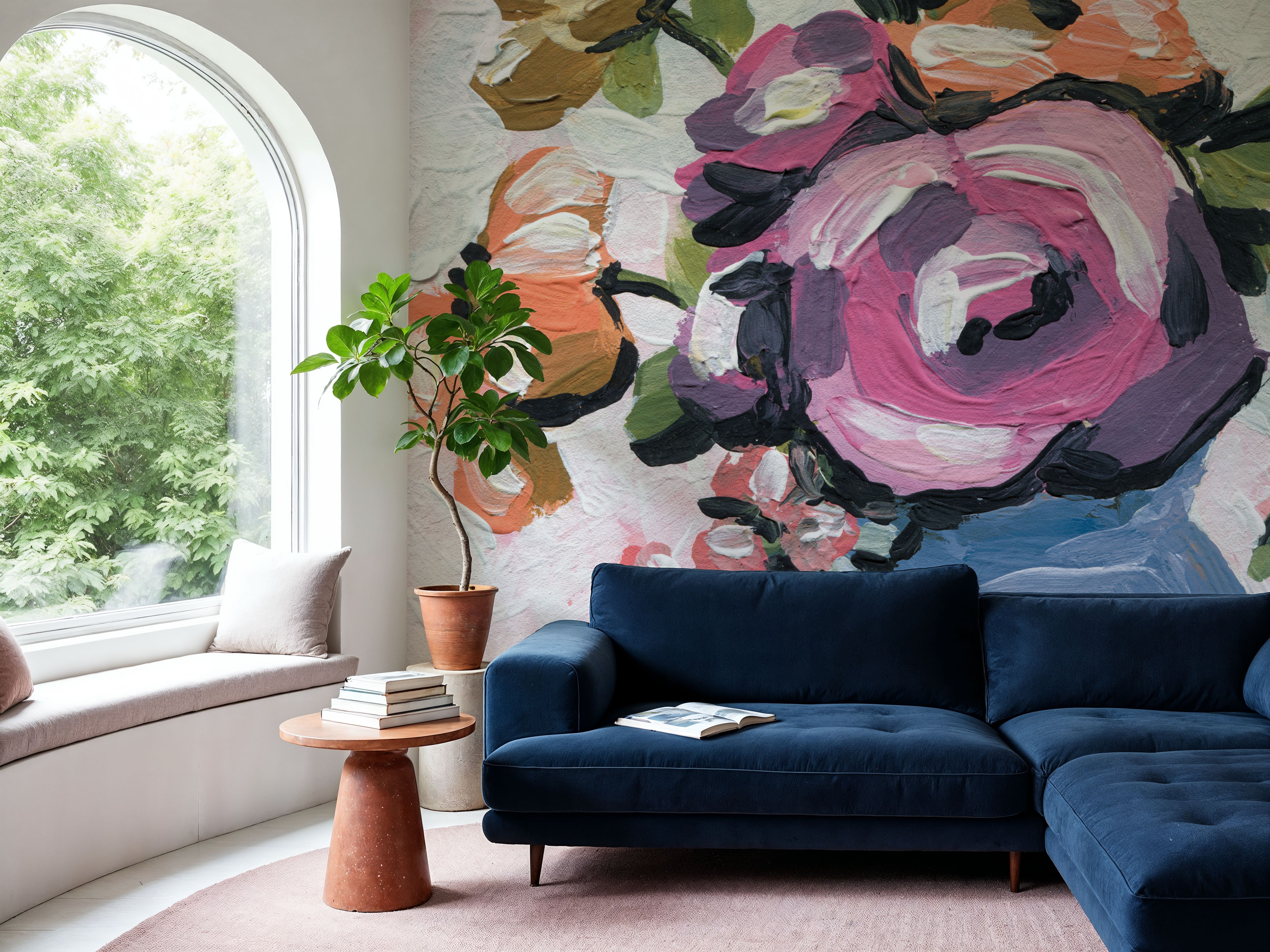 Painterly Florals in Vase II