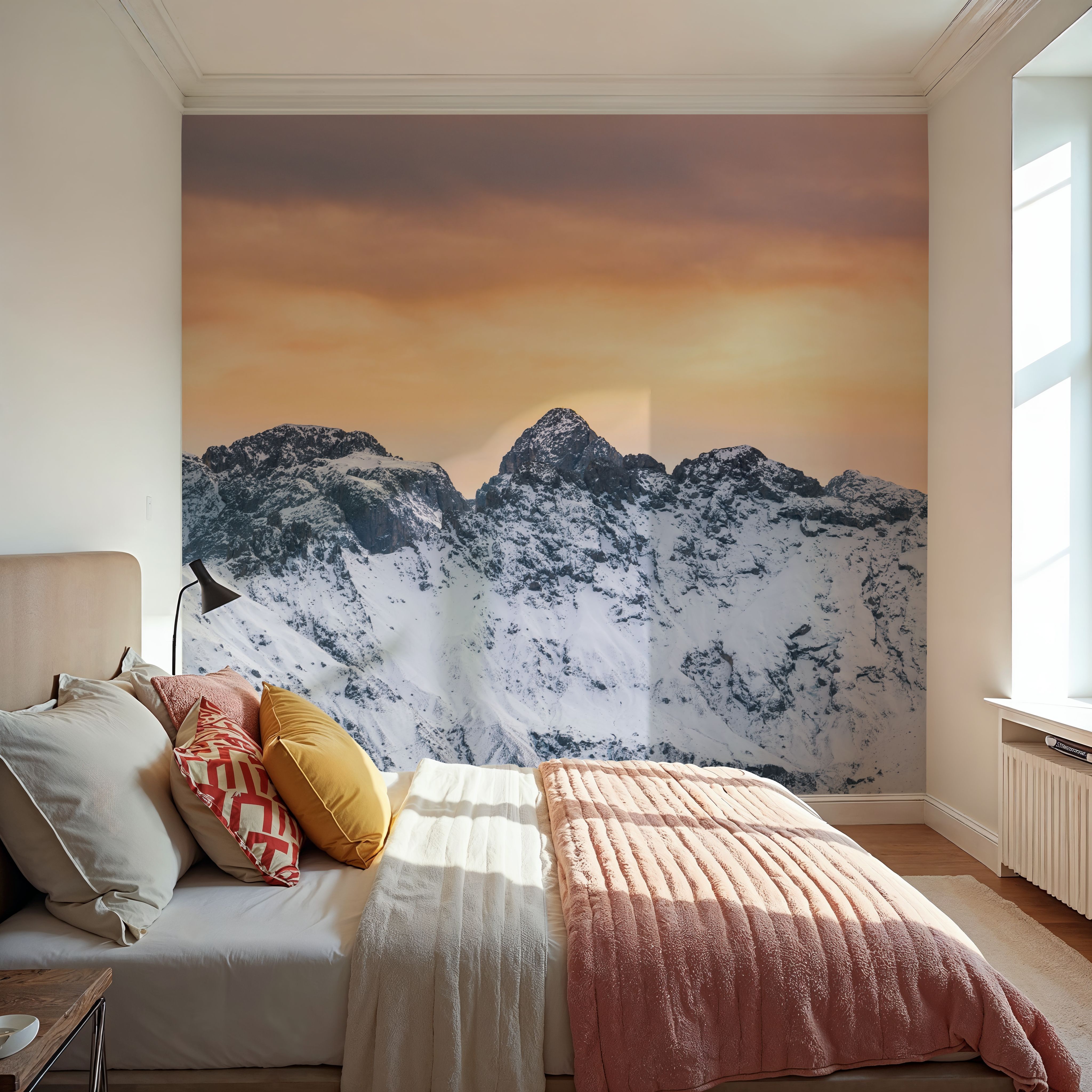 Snowy Mountain Ridge