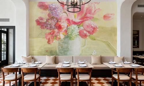 Tulips and Hyacinths on White