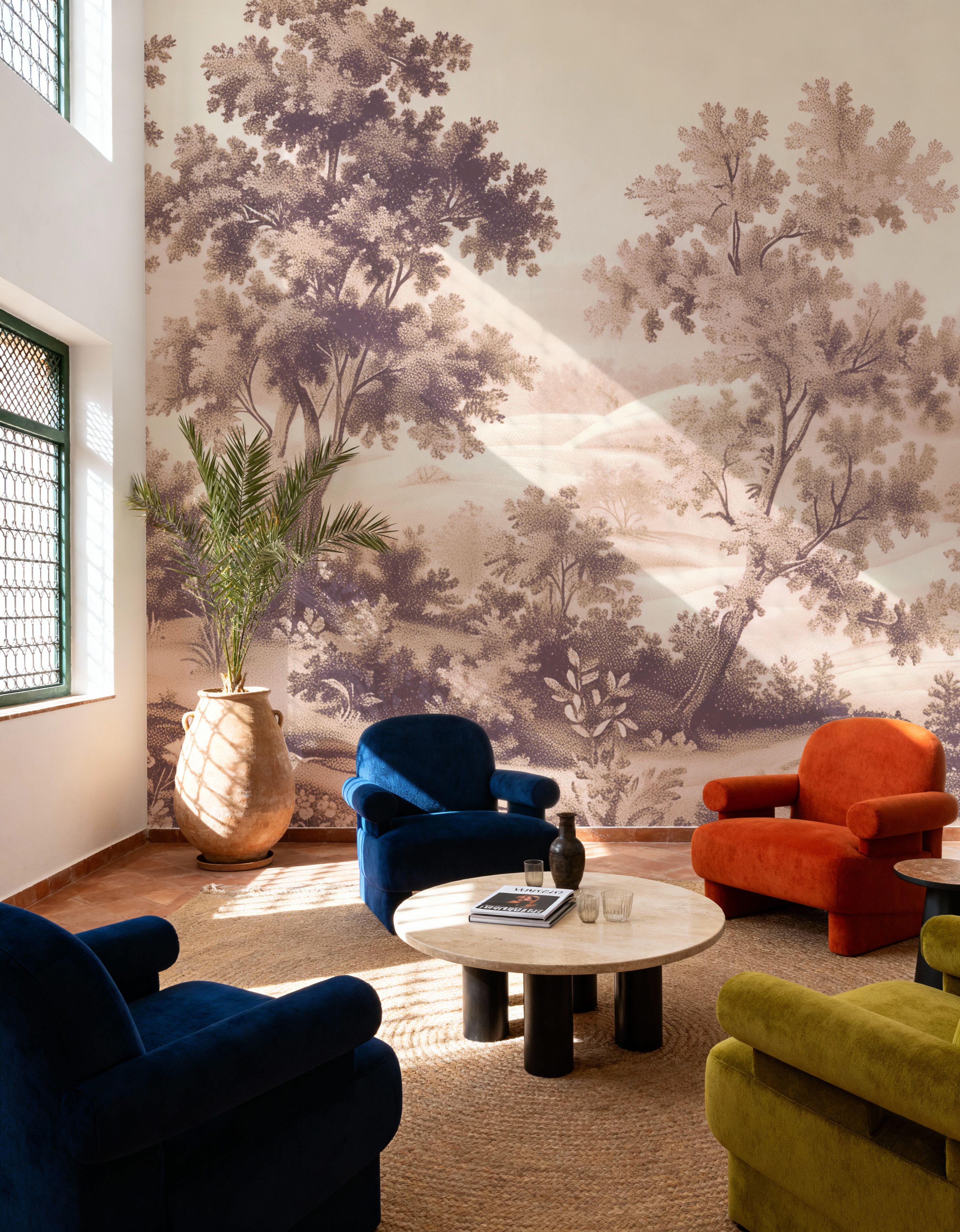 Pastoral Toile, Maple Beige