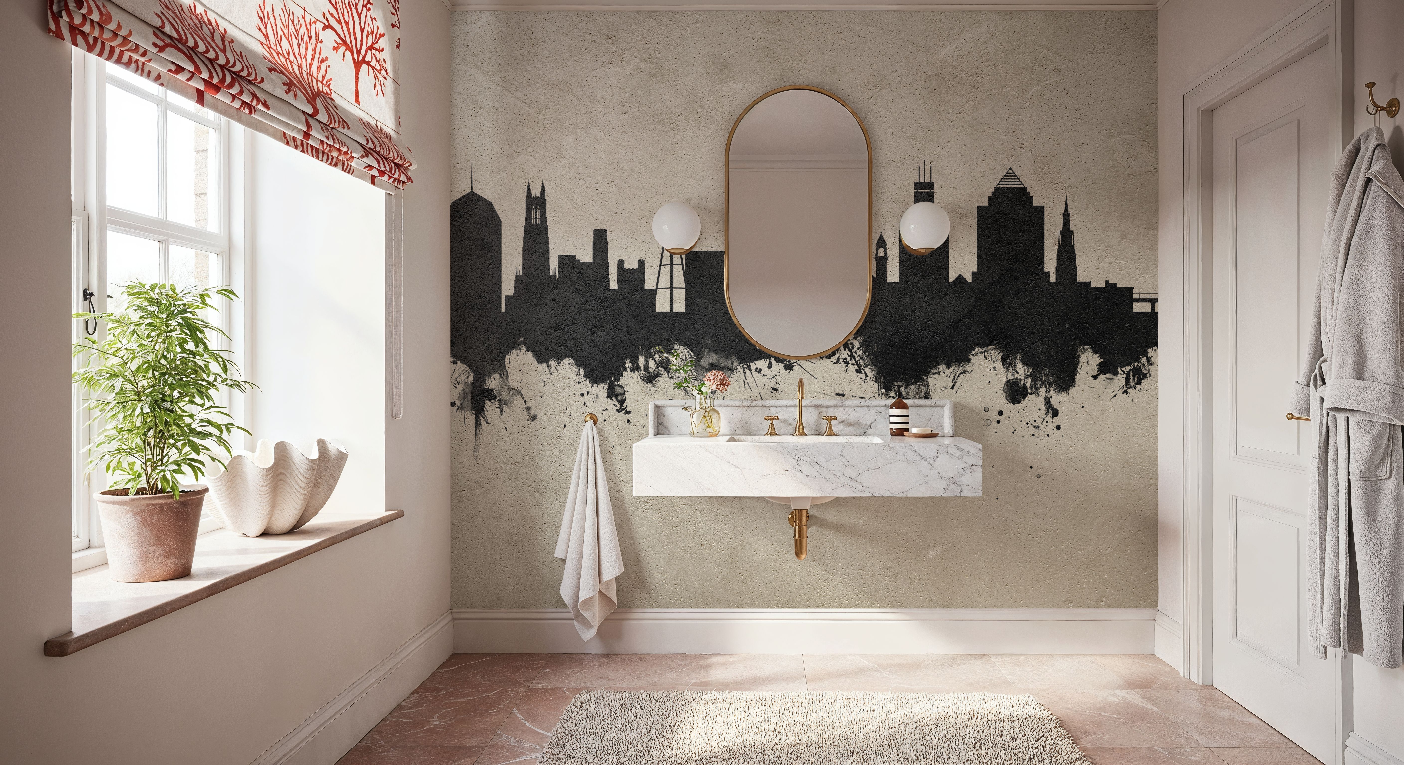 Durham North Carolina Skyline Concrete