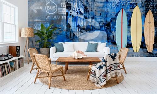 Urban Life. Blue