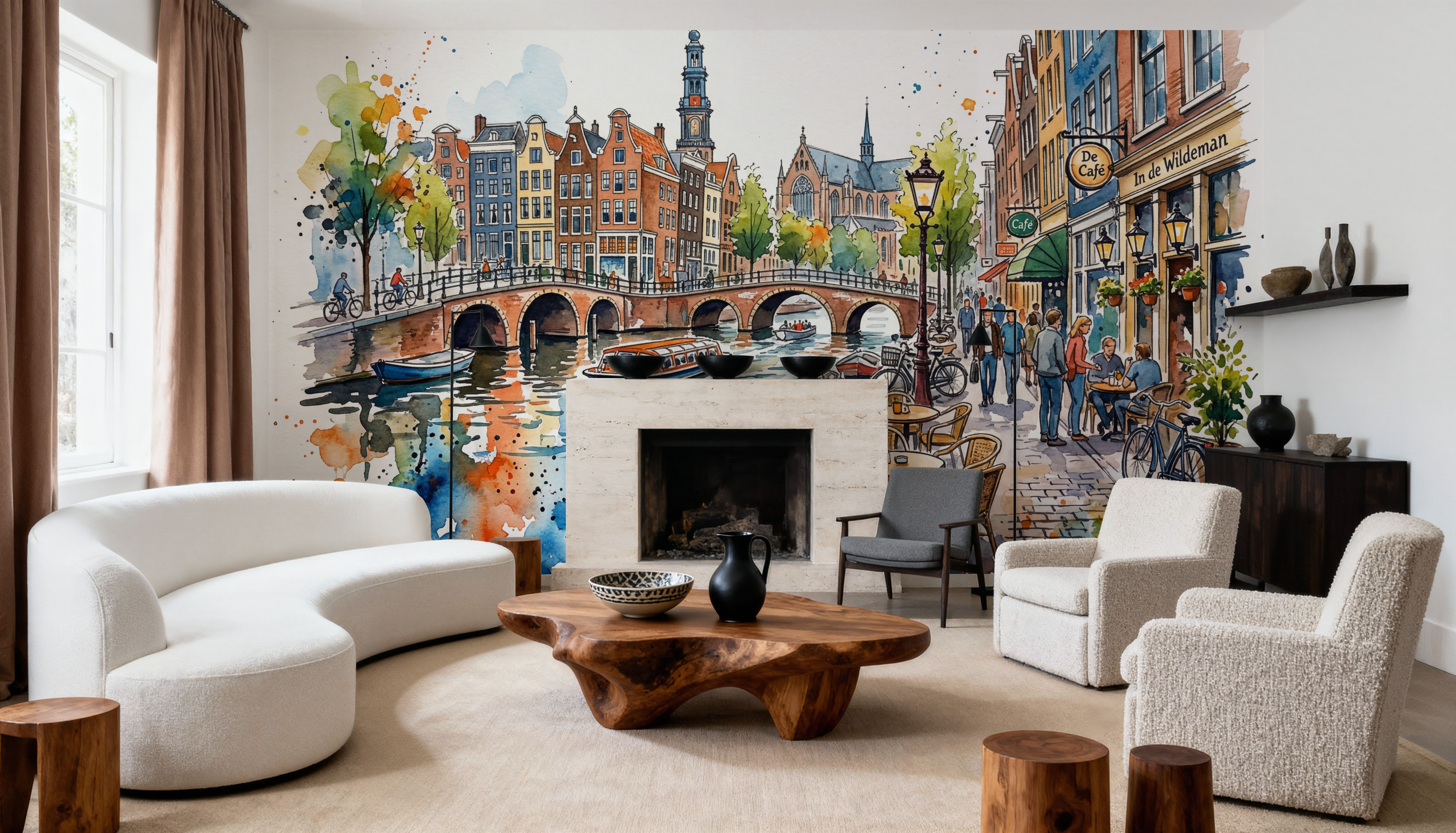 Amsterdam - Watercolor City Series
