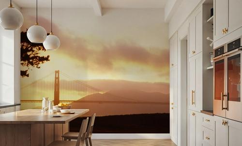 Golden Sunset Bridge