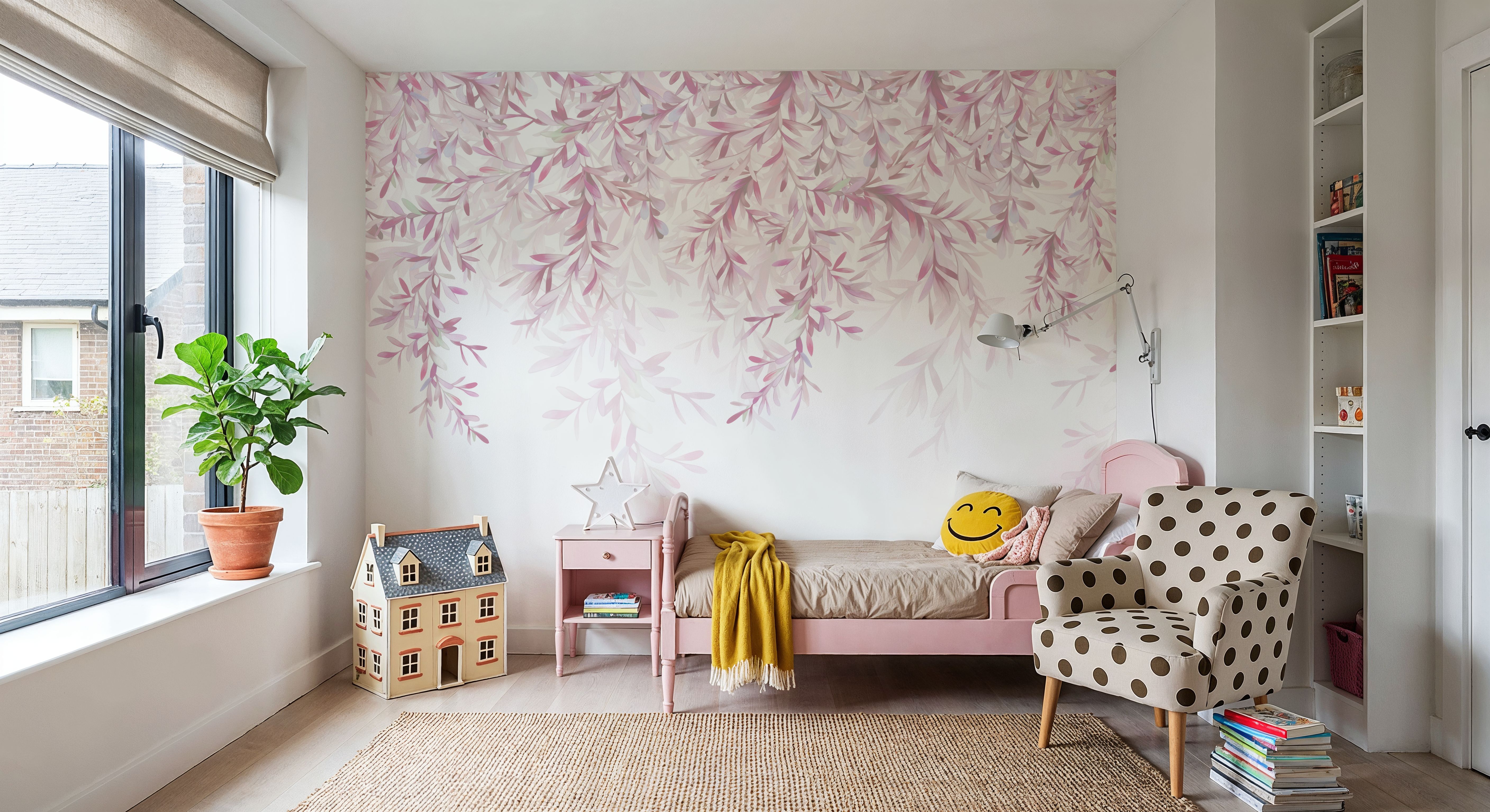 Lush Canopy, Pink, Carte da parati