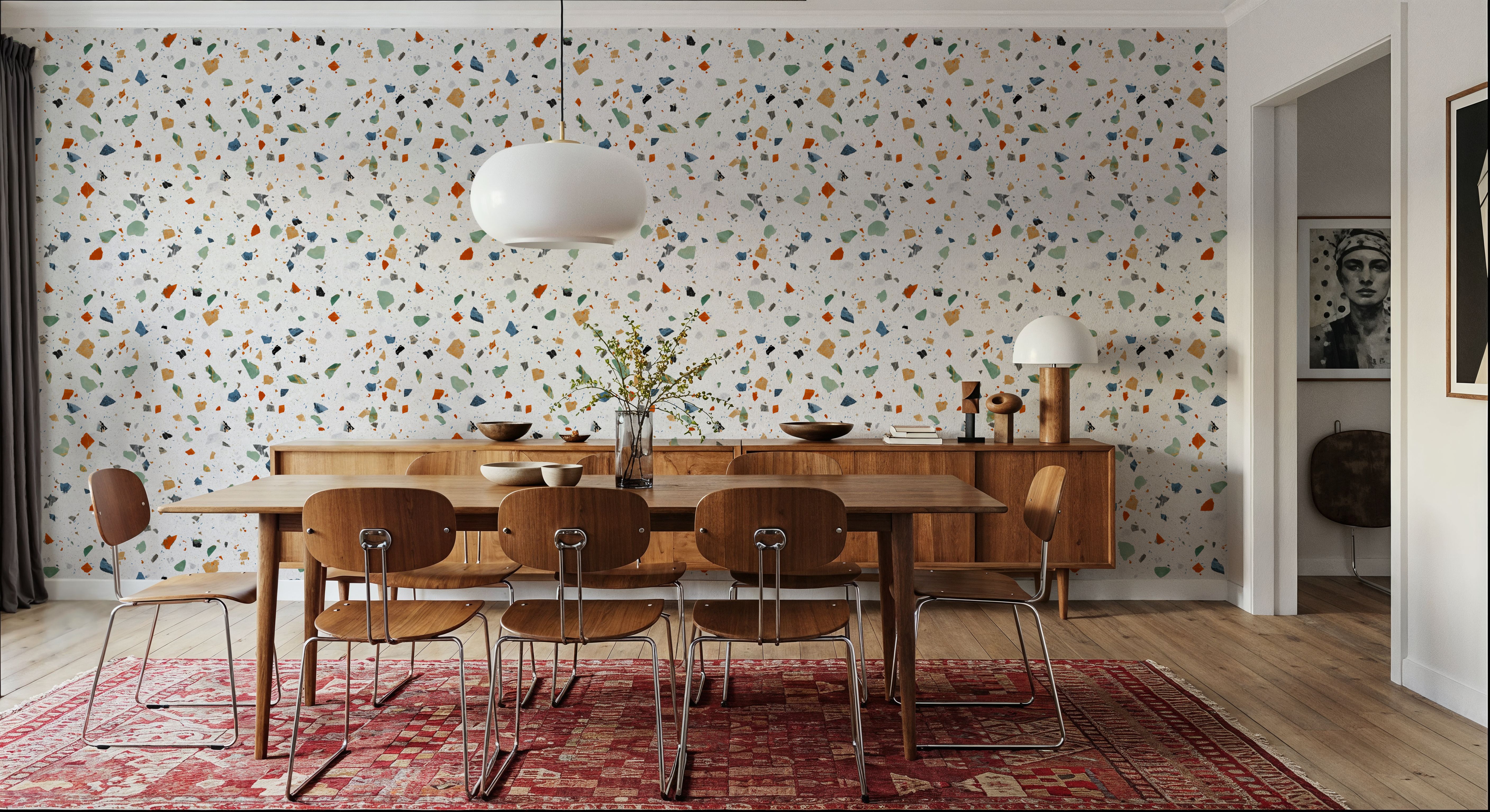 Terrazzo Multi Small, Chalk