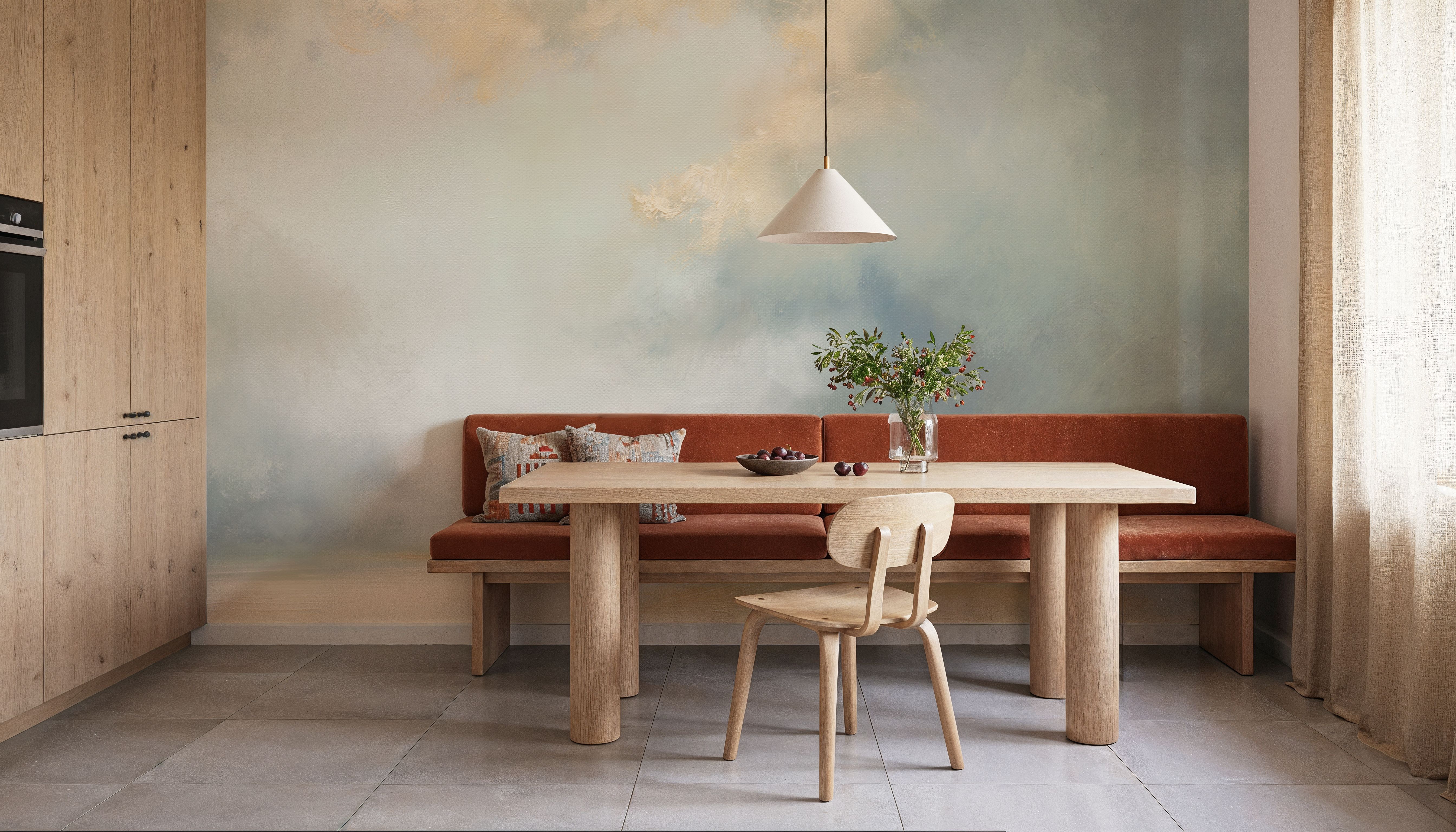 Shimmering Sea Gray, Wallpaper