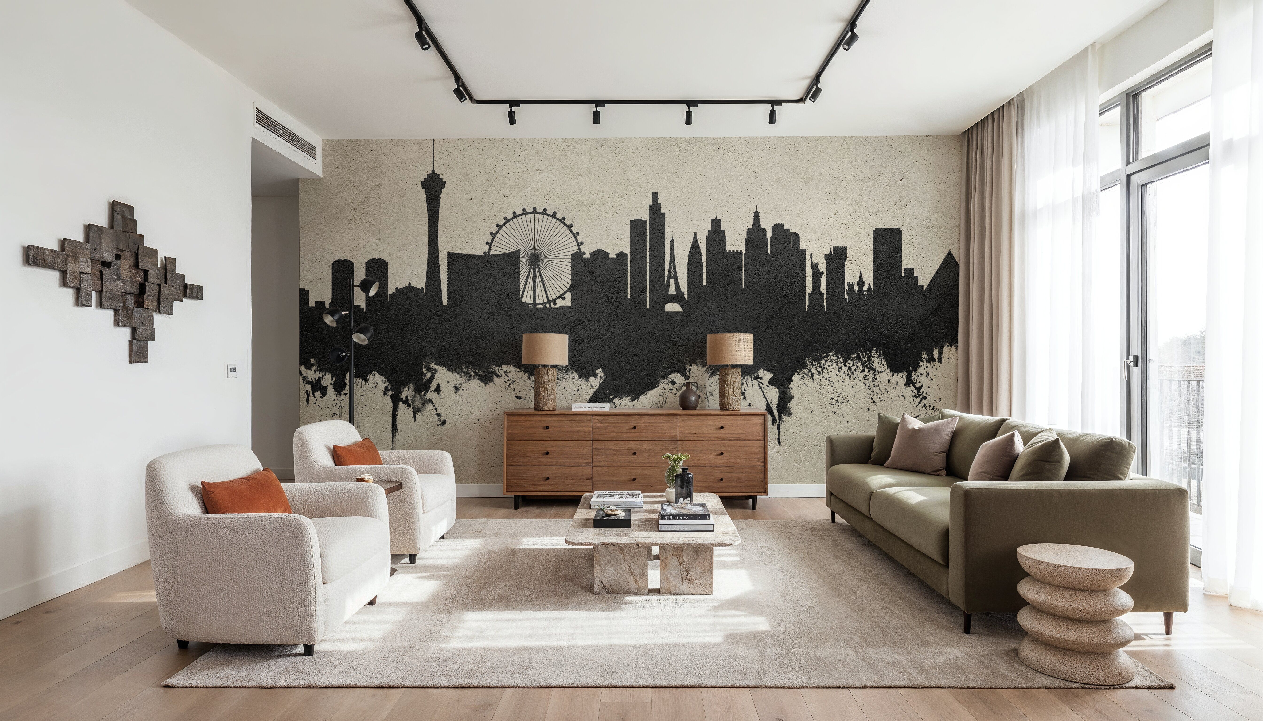 Las Vegas Nevada Skyline Concrete, Wallpaper