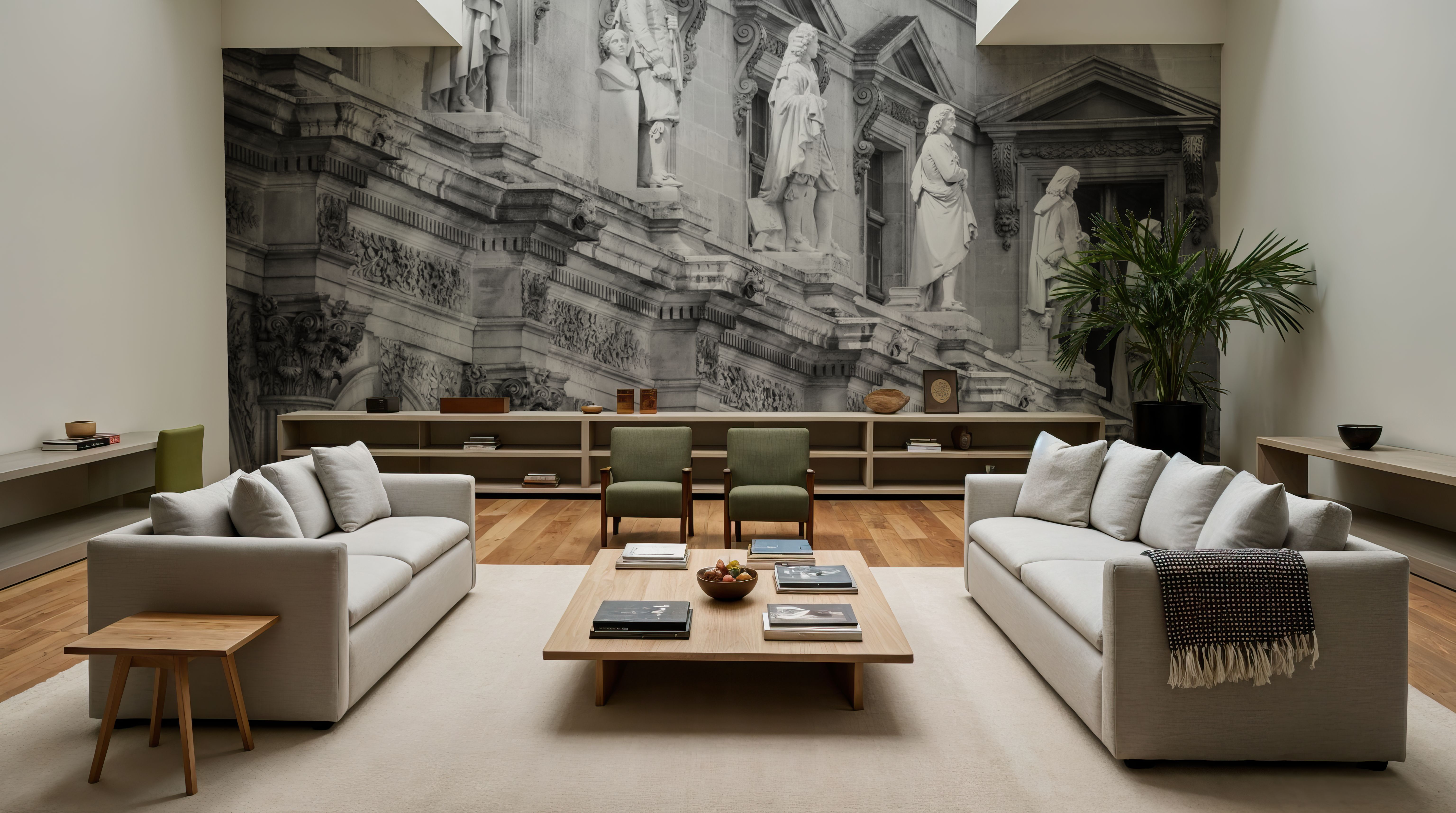 Paris Architecture I, Papier peint