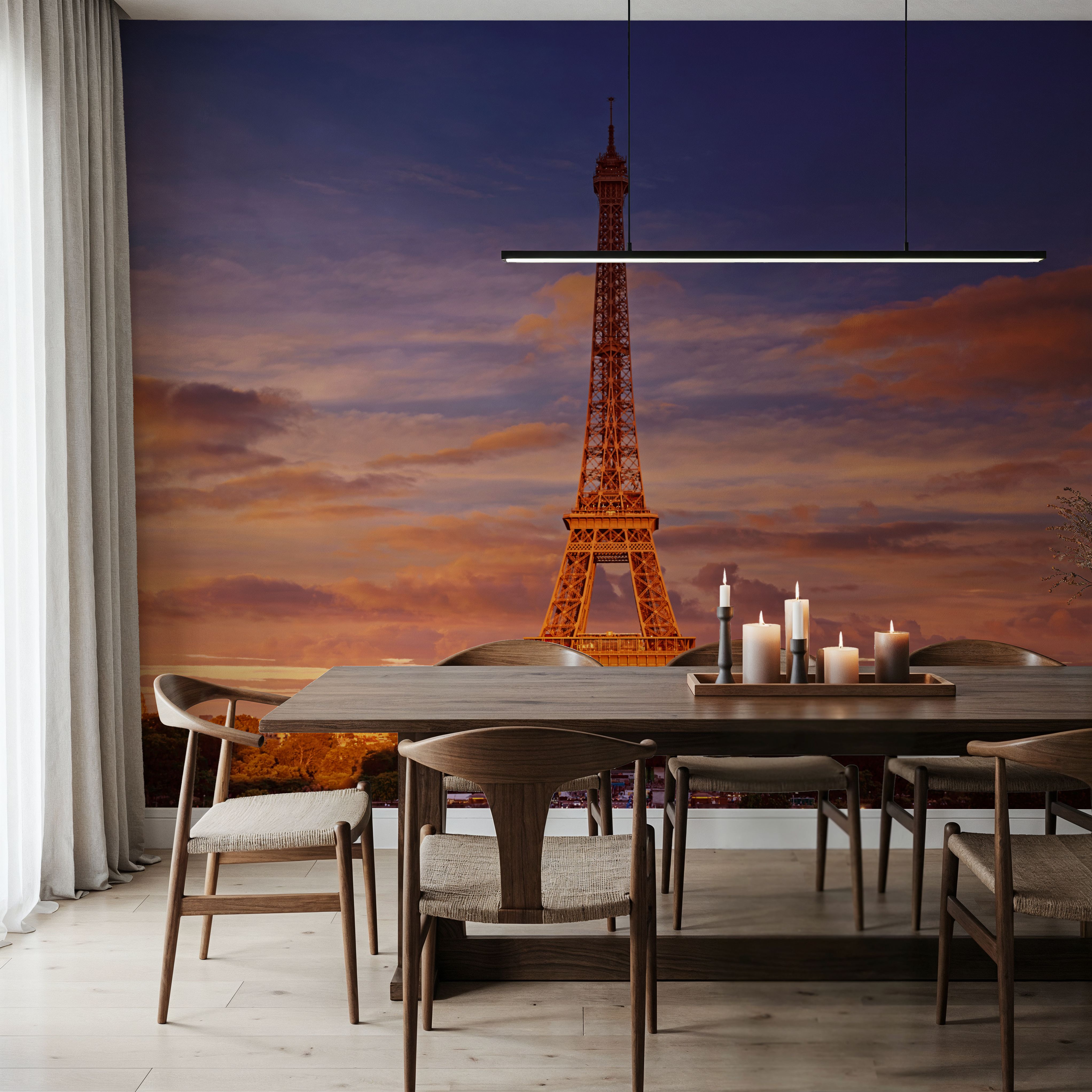 Eiffel Tower at Sunset