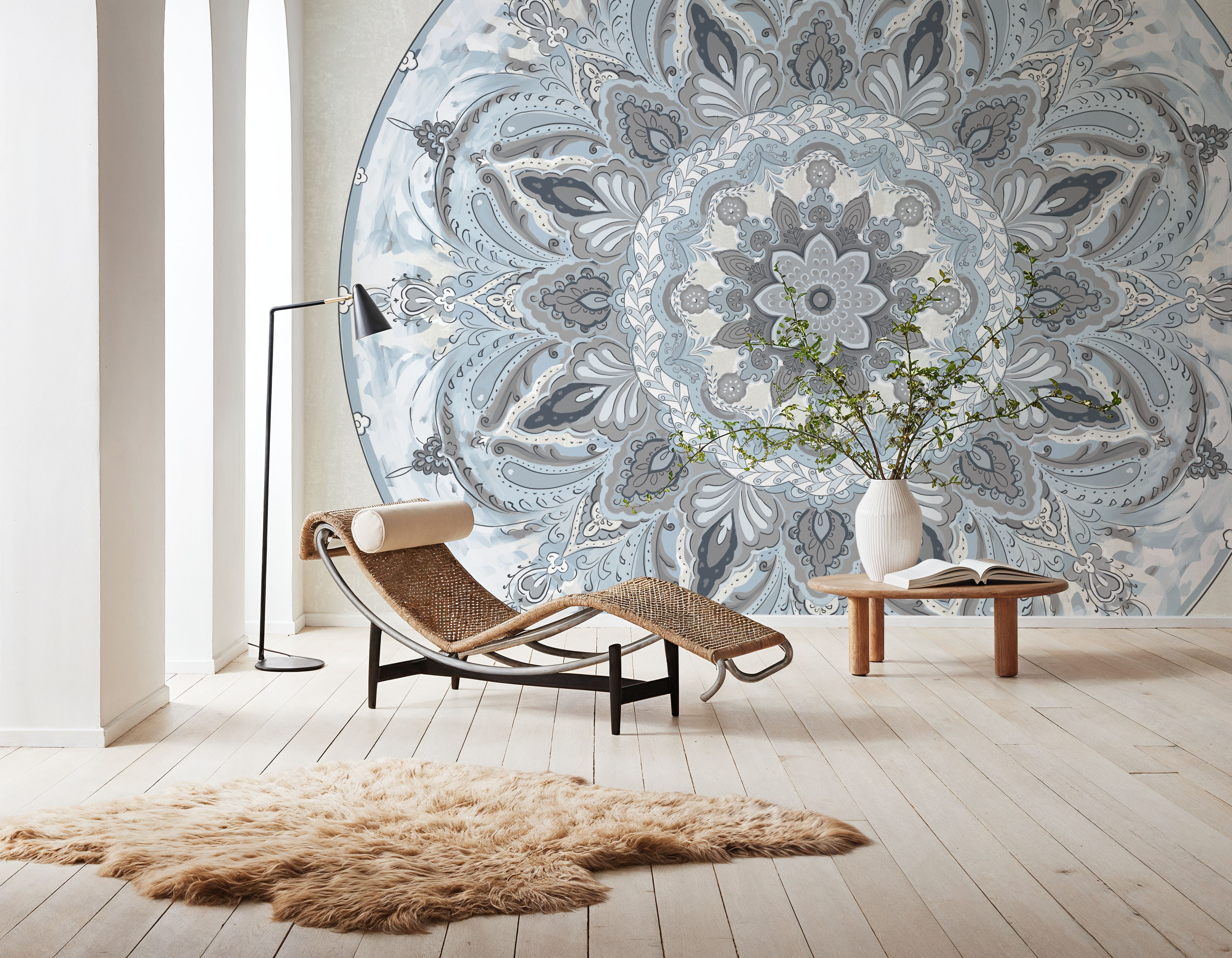 Goa Mandala I Dusty Blue