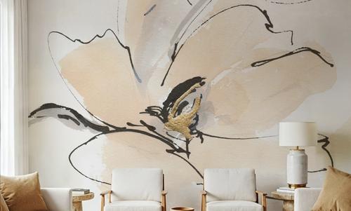 Greige Magnolias I