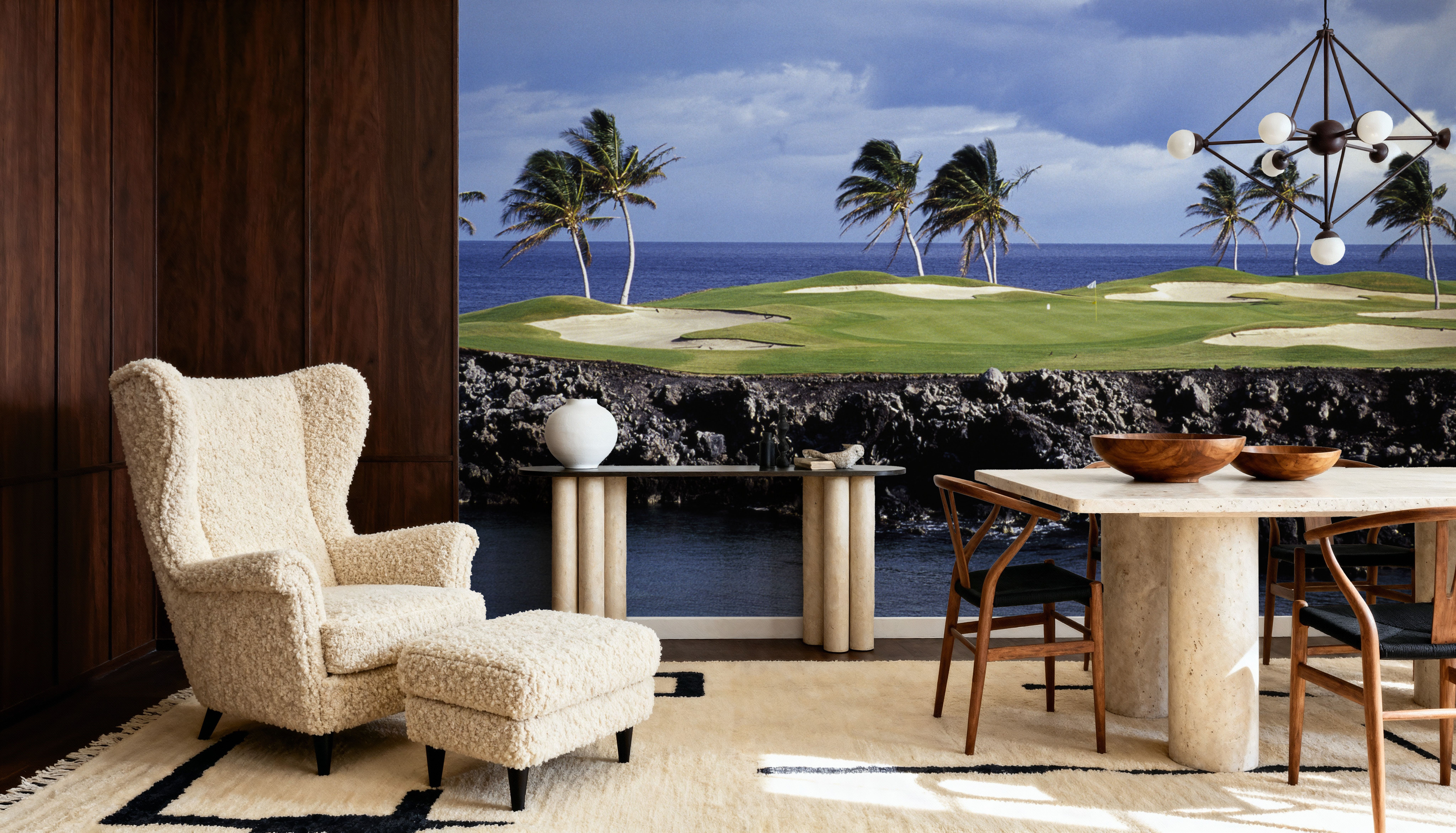 Volcanic Links Paradise, Wallpaper