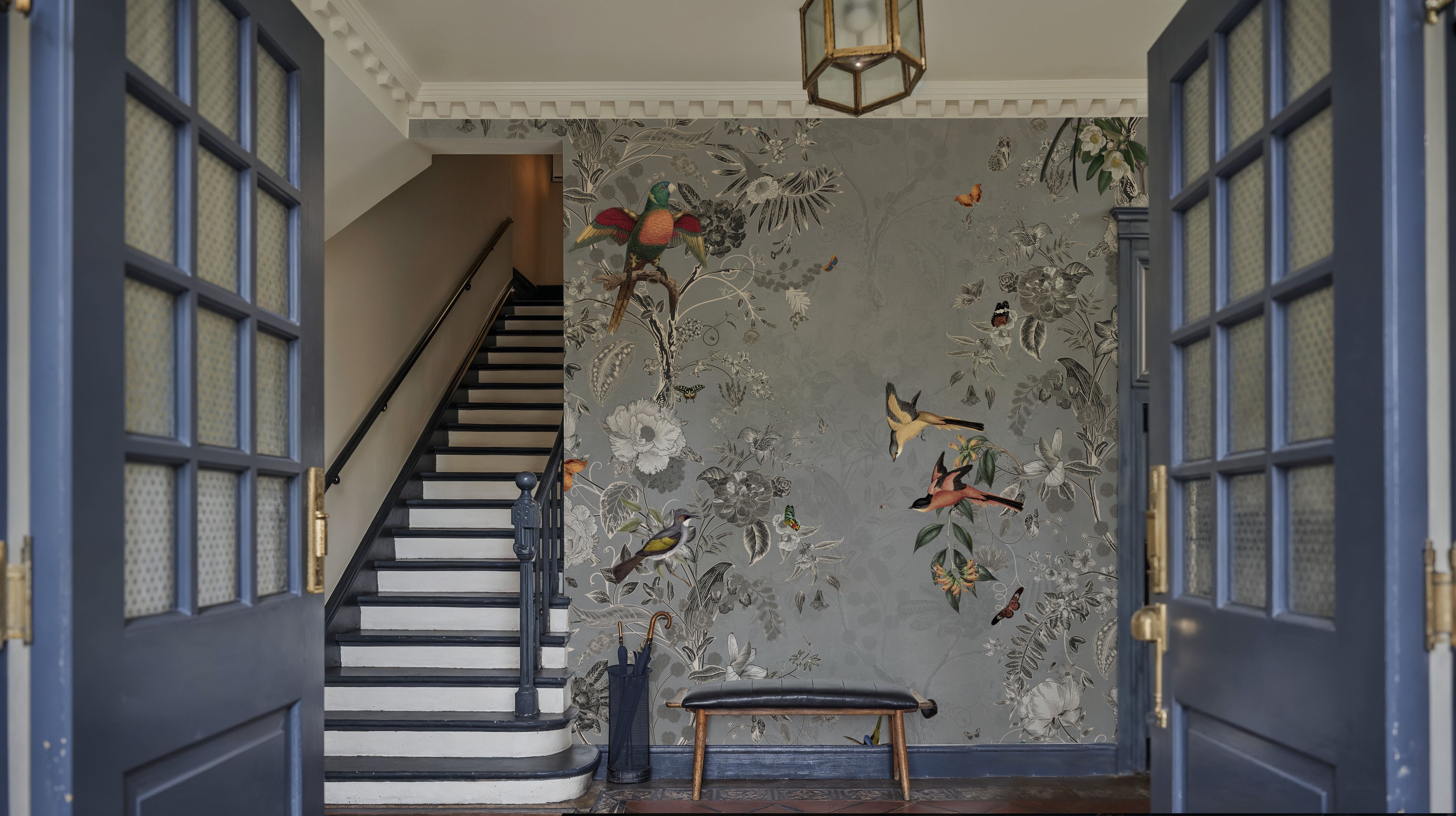 Garlands & Birds, Wallpaper