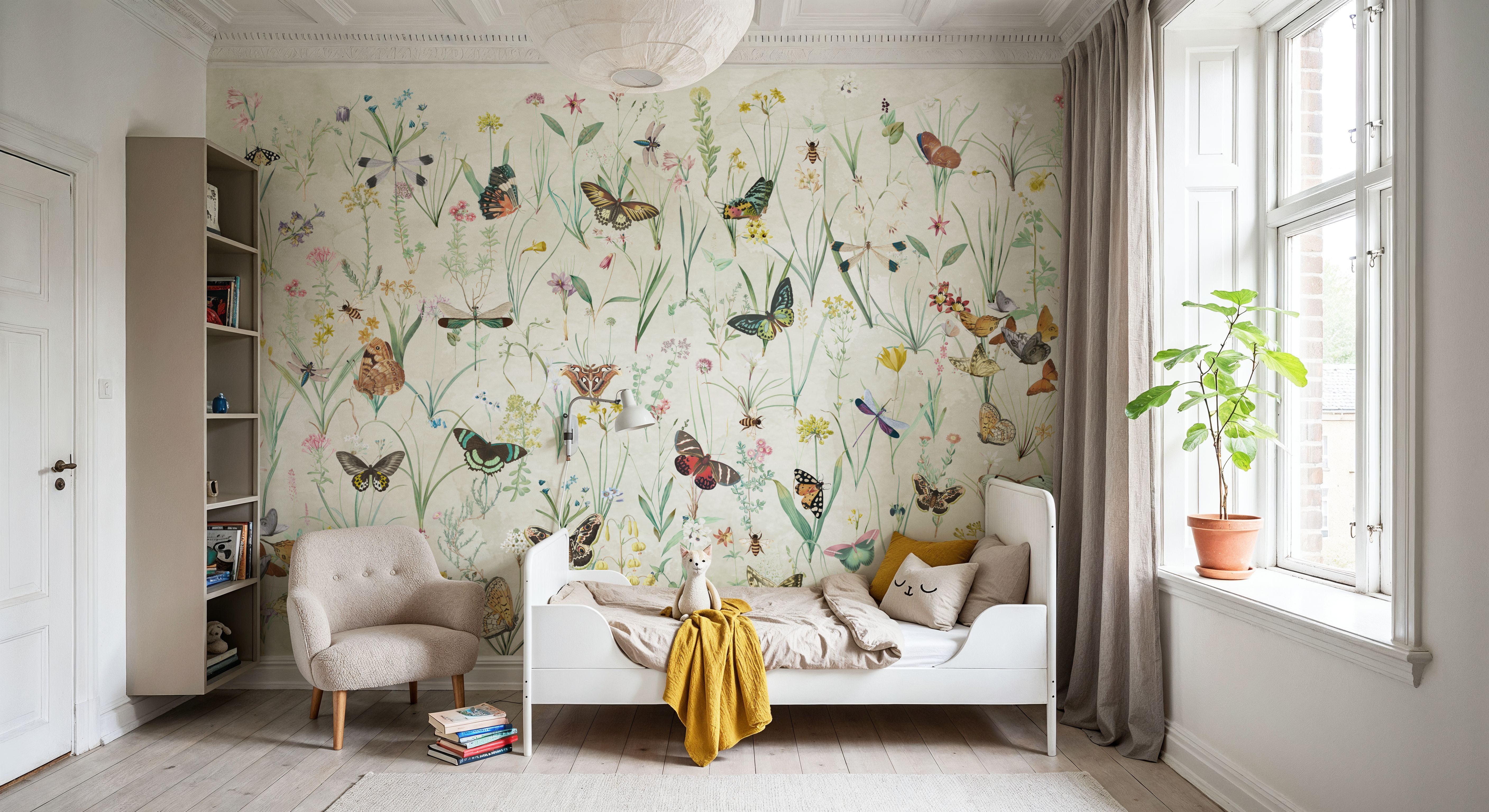 Herbals and Butterflies Green