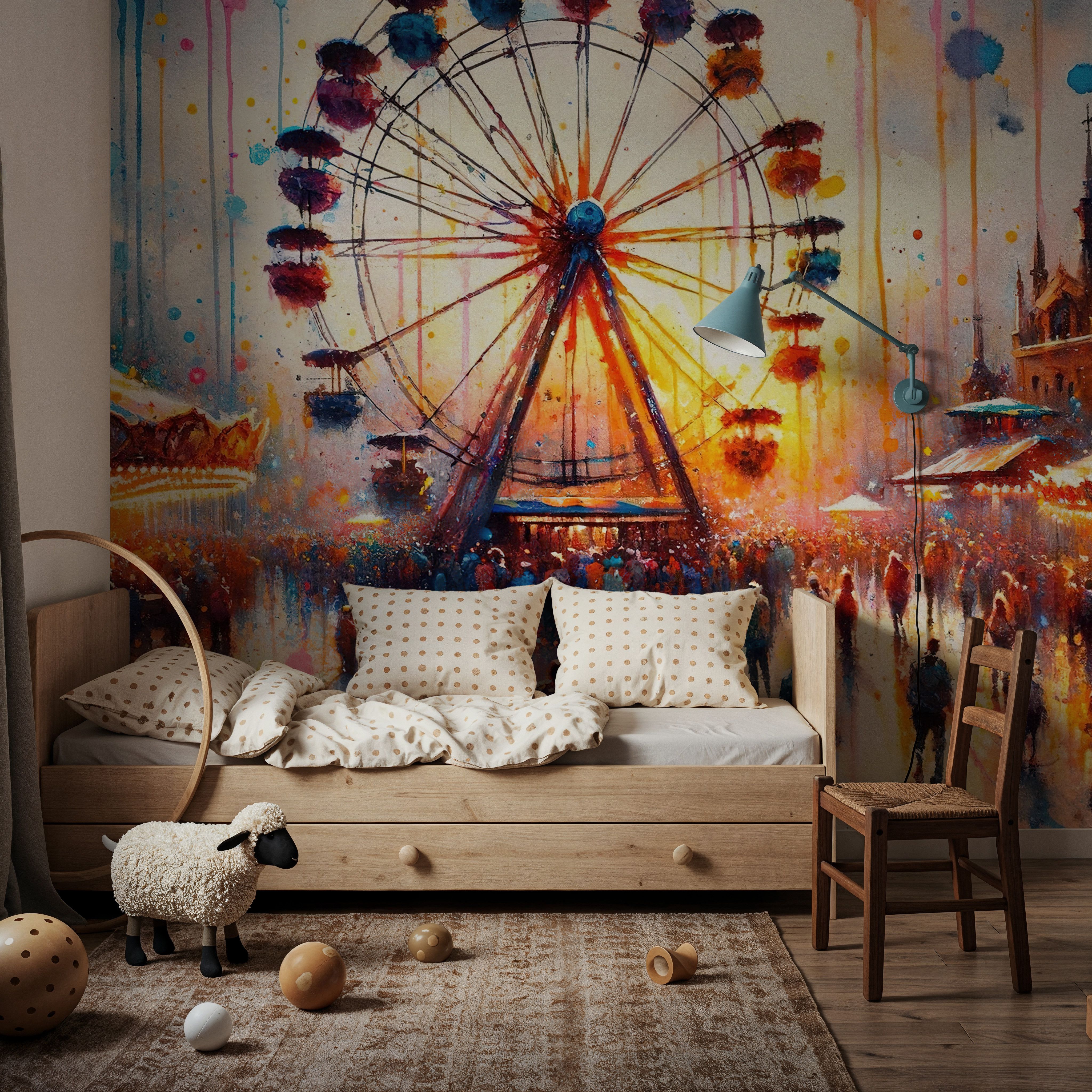 Carnival Lights at Dusk