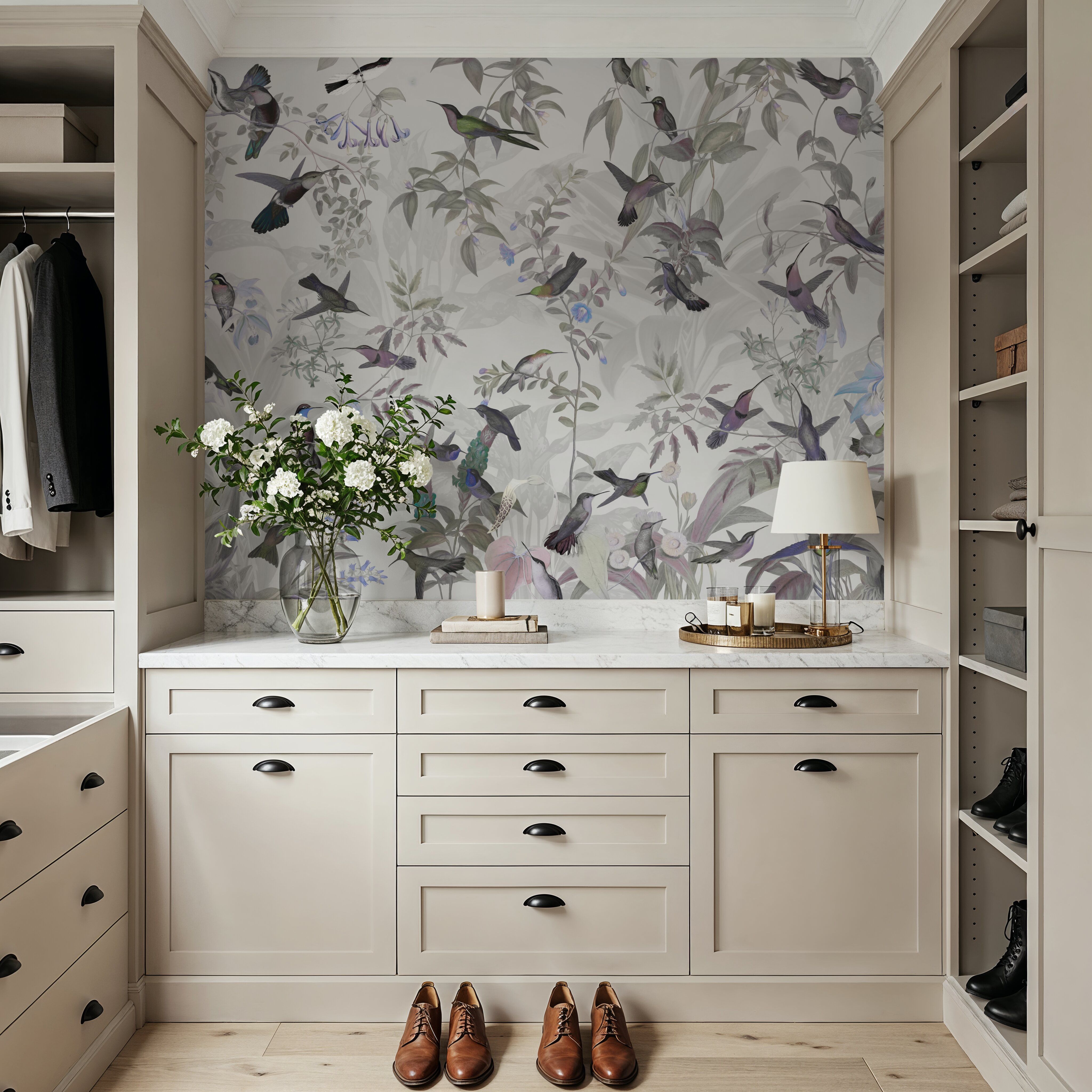 Birds Everywhere Green