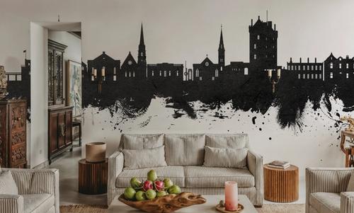 Broughty Ferry Scotland Skyline Black & White