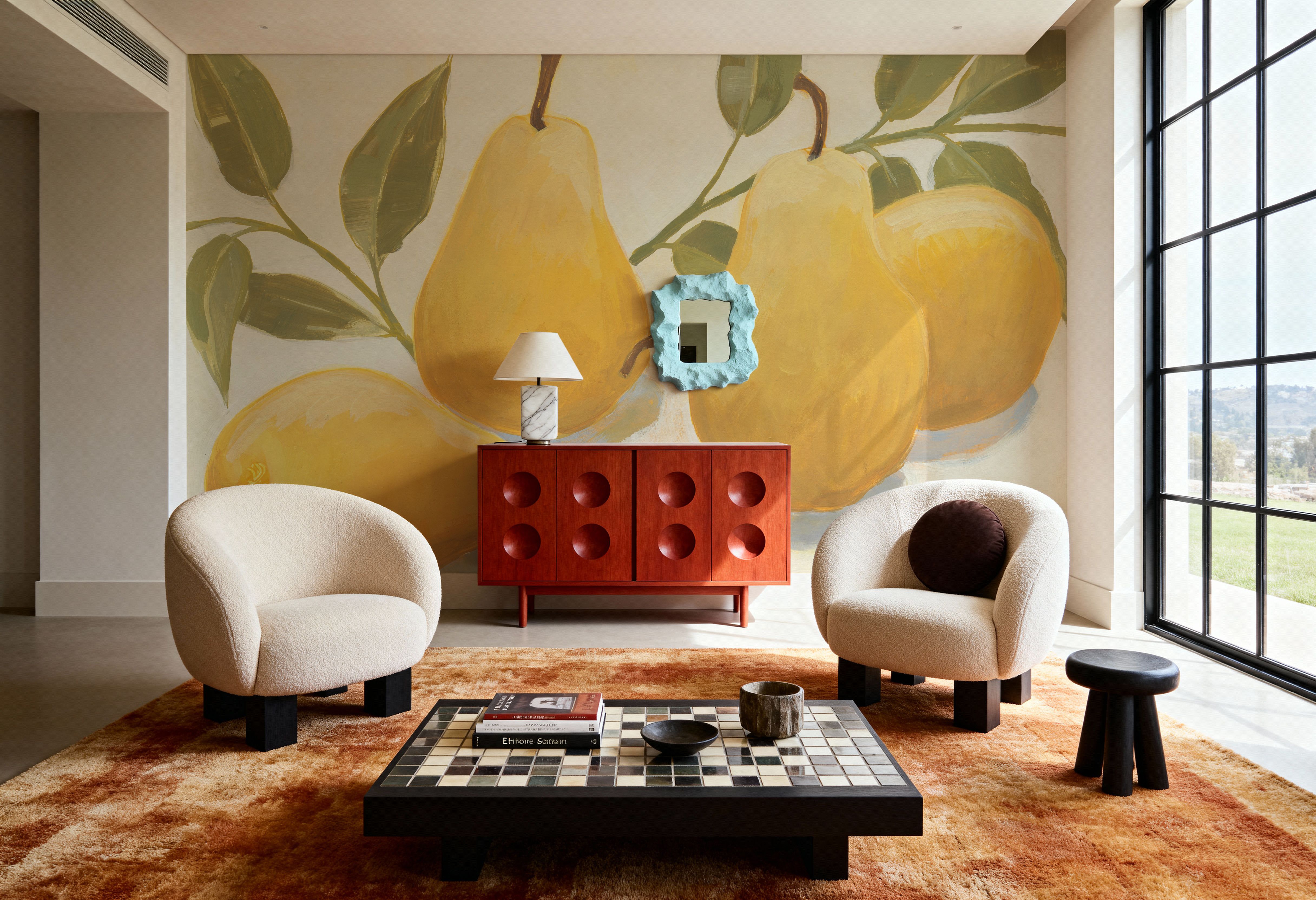 Pears I, Papier peint